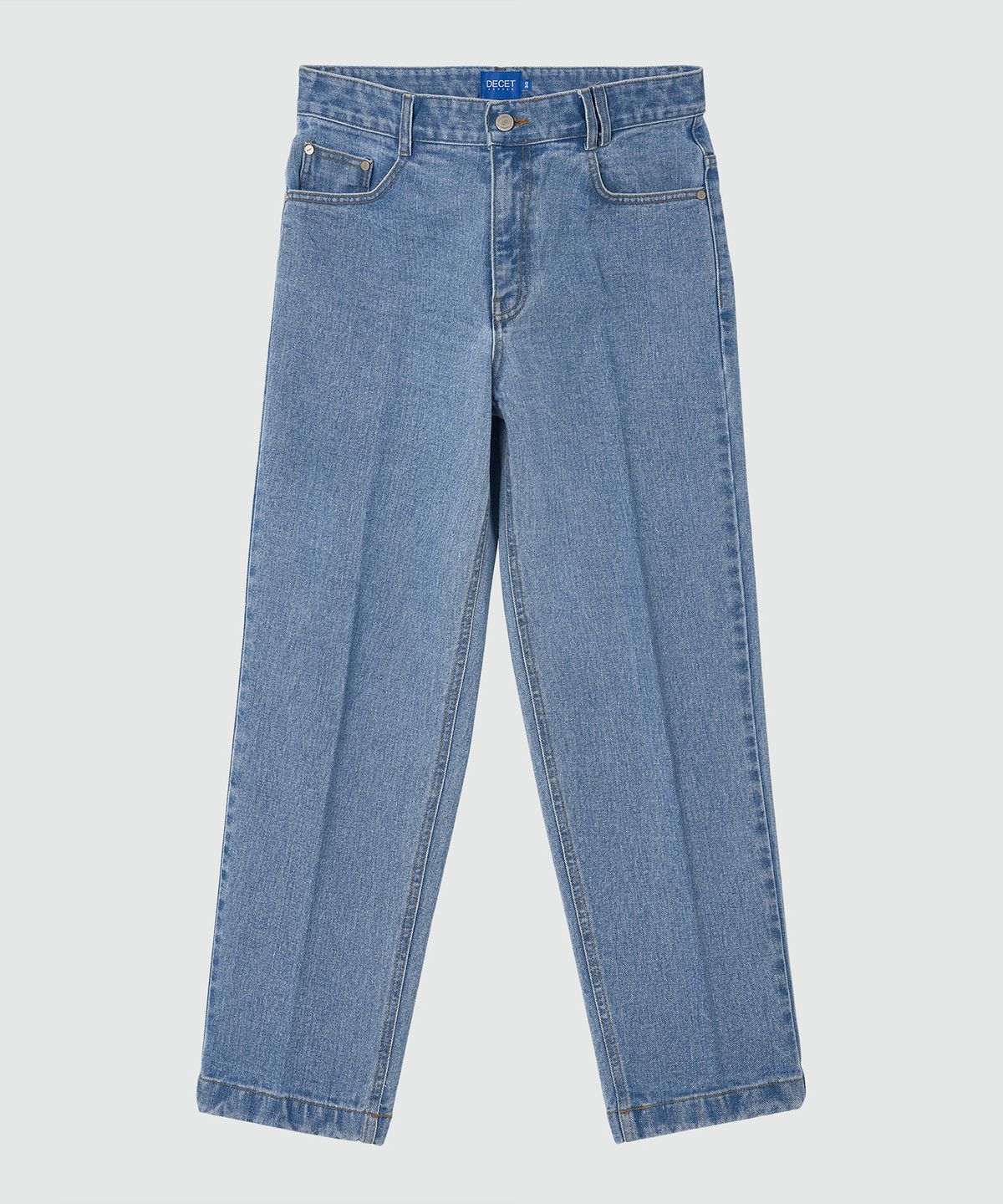 데케트(DECET) Dawn Cropped Tapered Jeans DCPT001LightBlue