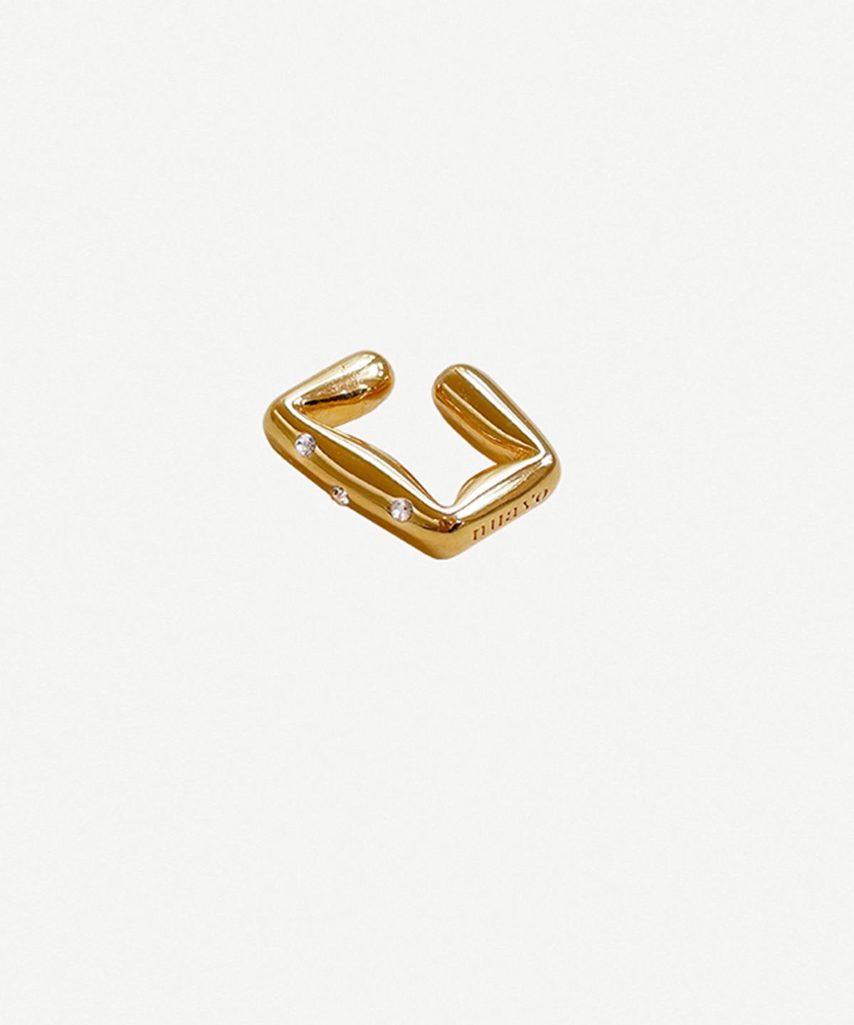 누아보(NUAVO) Crystal gold cuff