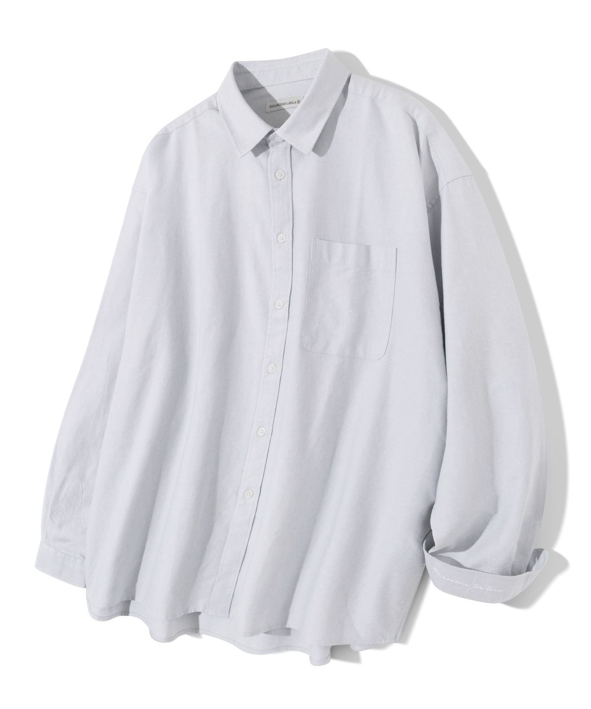 다이아몬드 레이라(DIAMOND LAYLA) Washed Oxford Shirt S87 Gray