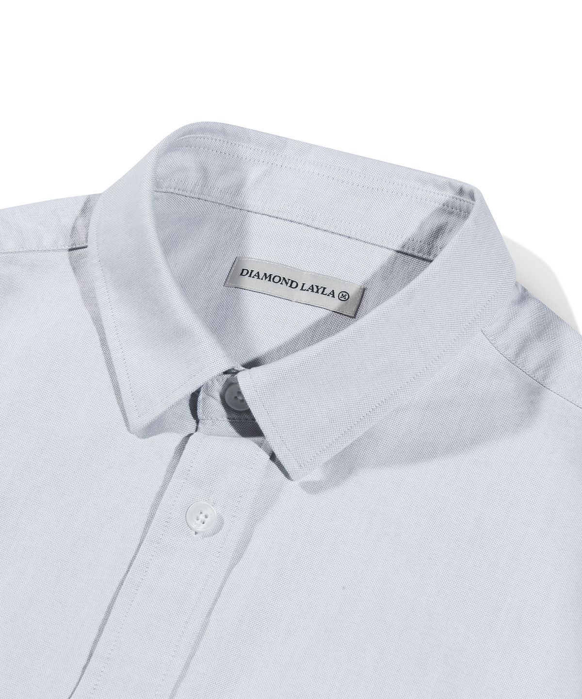 다이아몬드 레이라(DIAMOND LAYLA) Washed Oxford Shirt S87 Gray