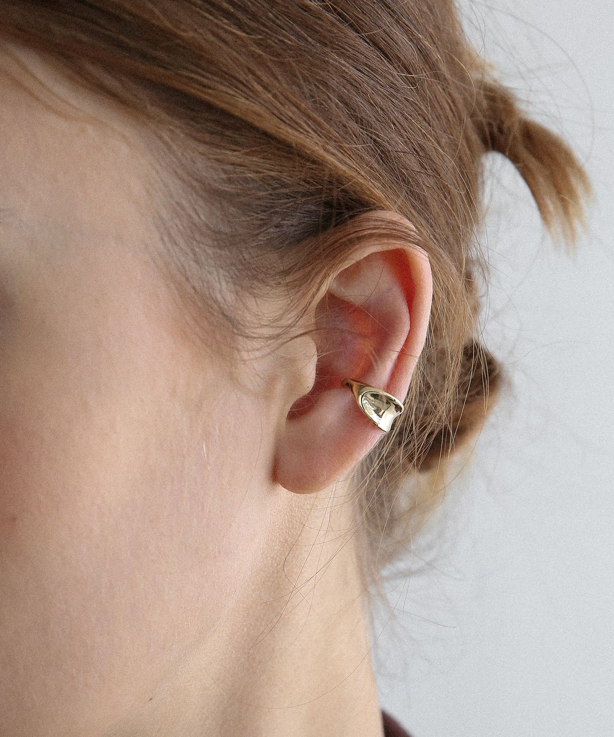 레이지던(LAZYDAWN) simple bend ear cuff C022