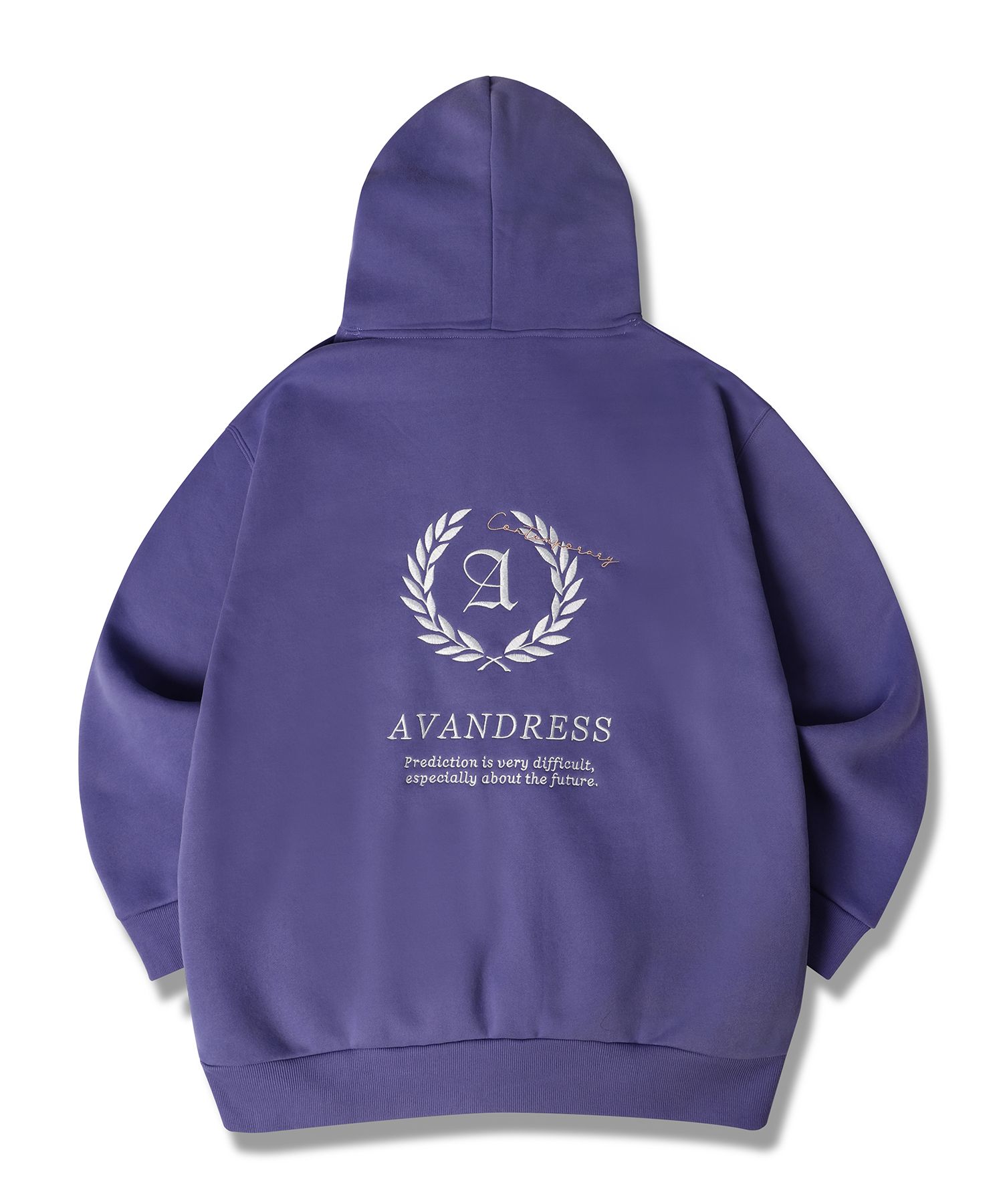 MUSINSA | AVANDRESS UNISEX LAUREL OVERSIZED HOODIE CHARCOAL