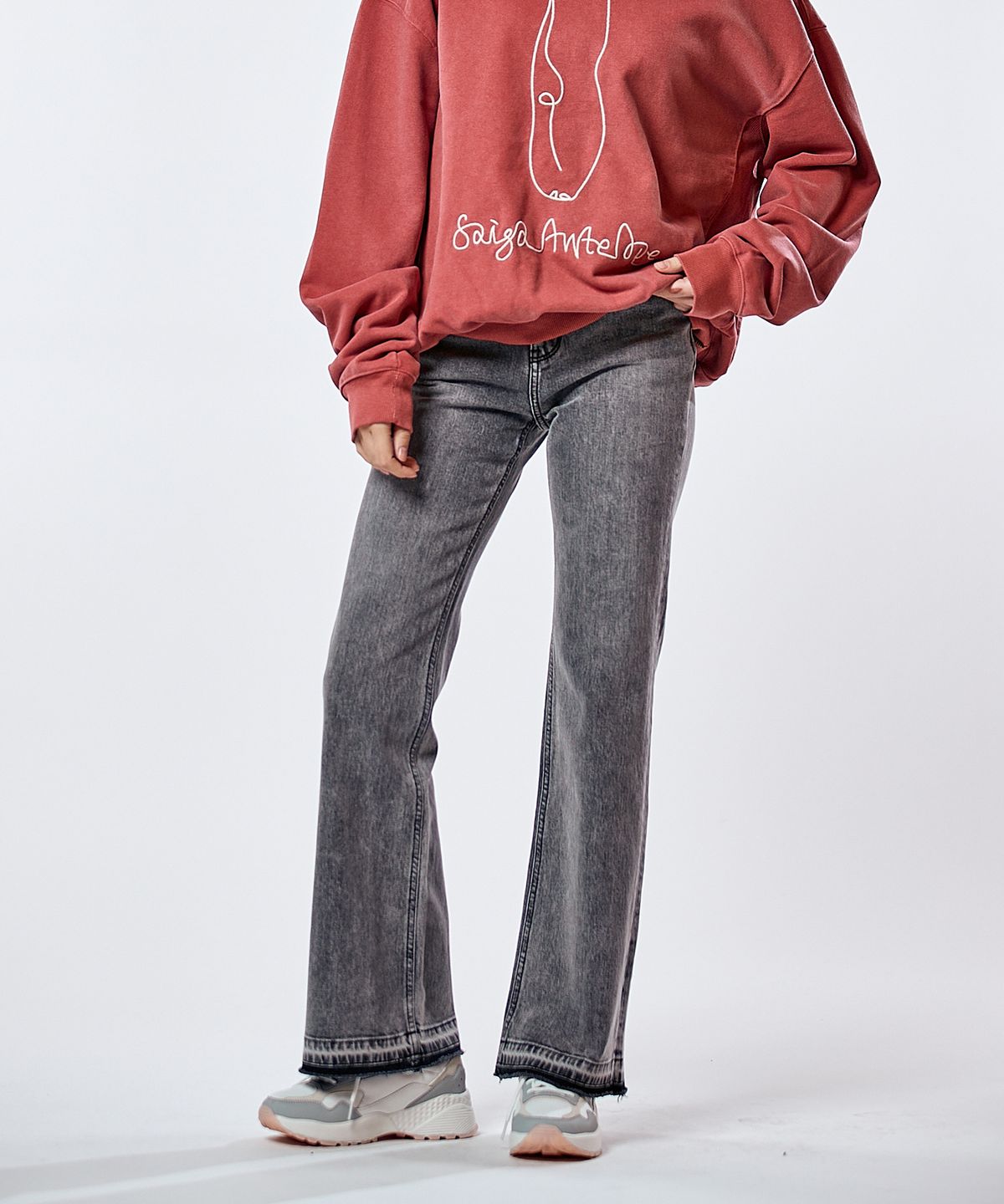 필로그램(PHILOGRAM) 케이트모스 데님 부츠컷