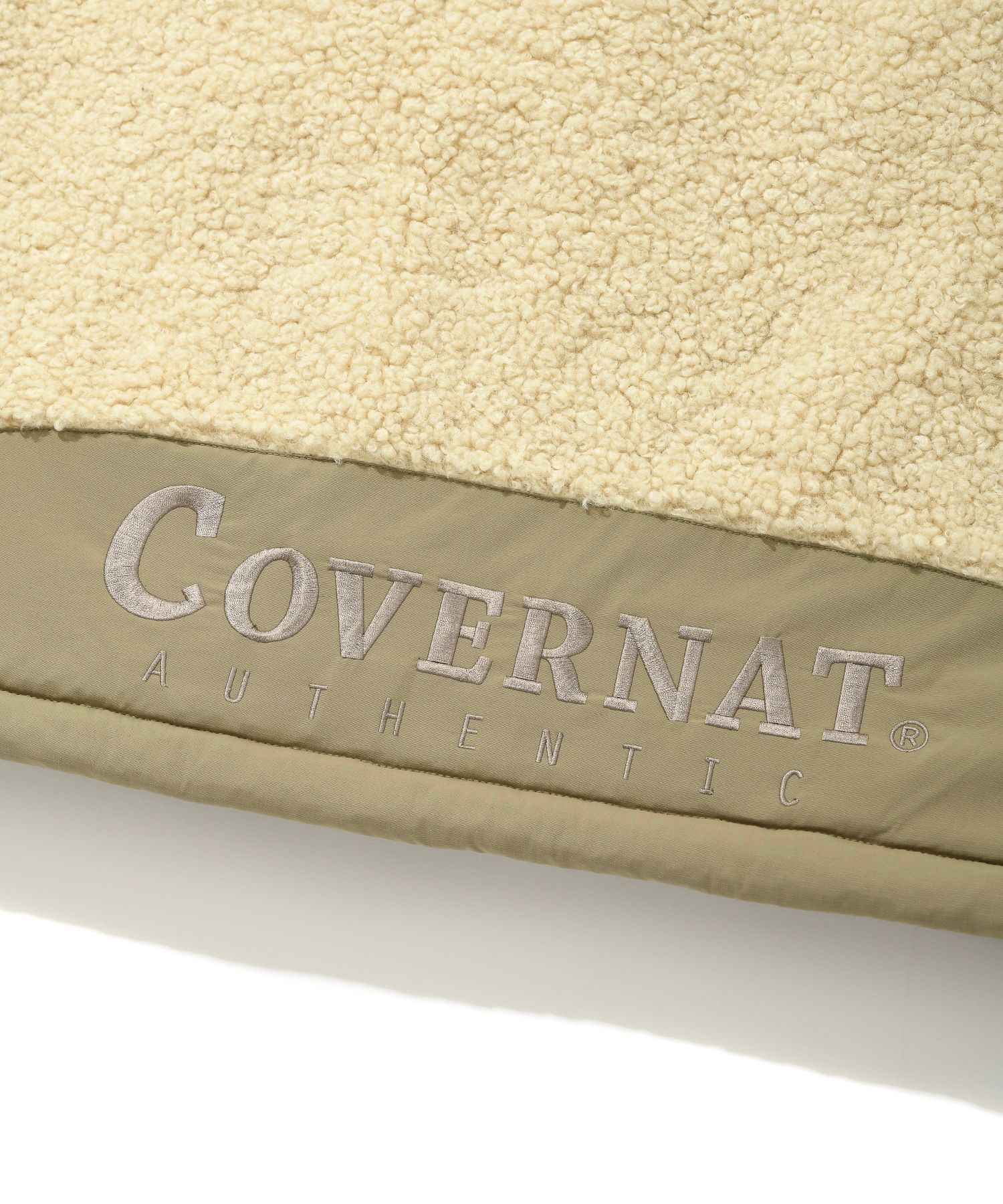 MUSINSA | COVERNAT Yeti Fleece Warm Up Jacket Ivory