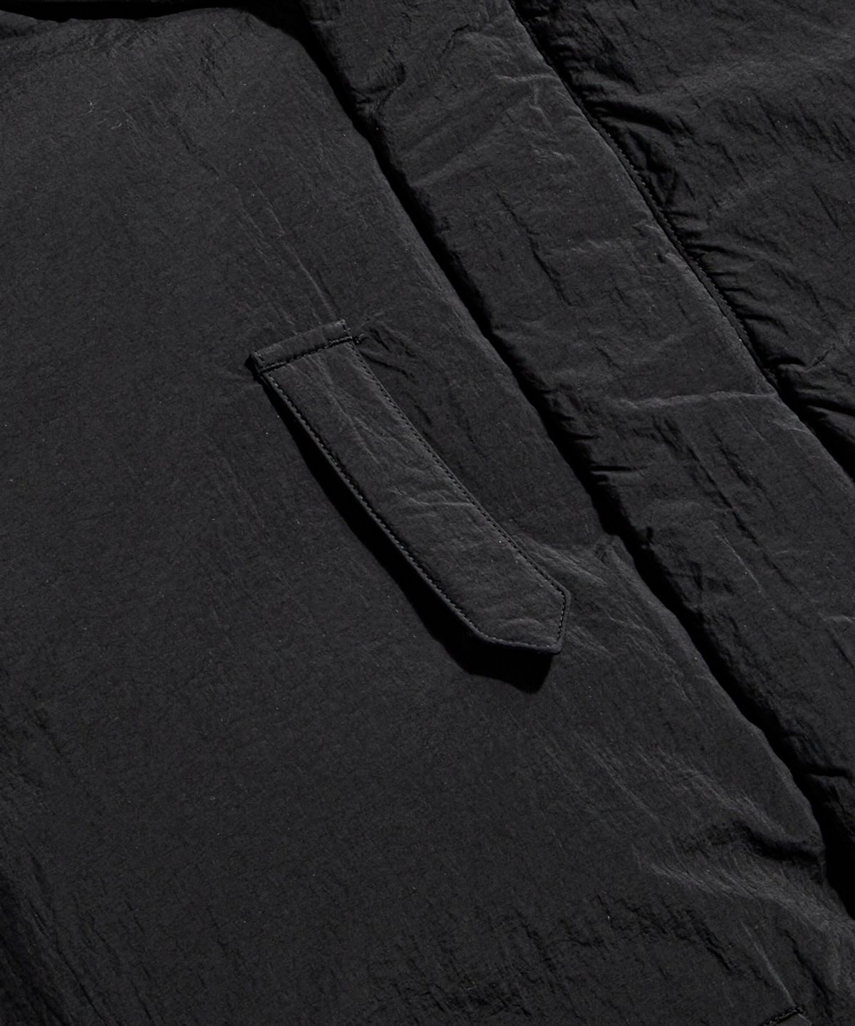 에스피오나지(ESPIONAGE) Dyer Hooded Down Parka Black