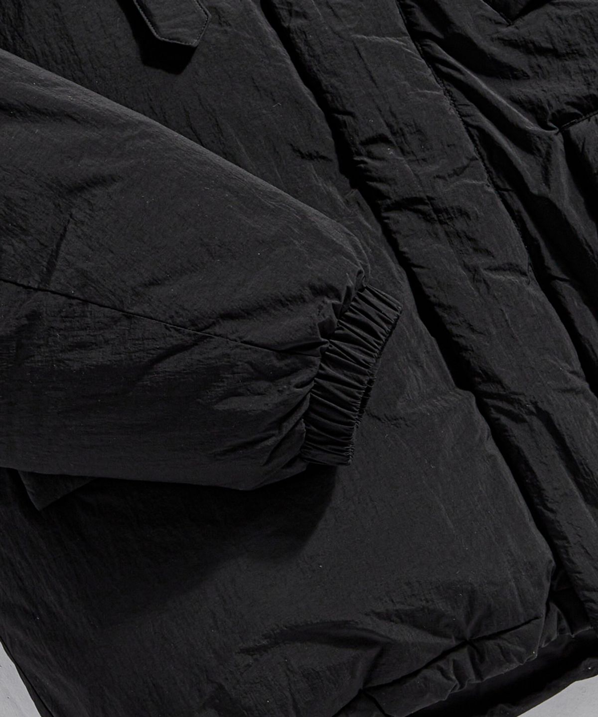 에스피오나지(ESPIONAGE) Dyer Hooded Down Parka Black