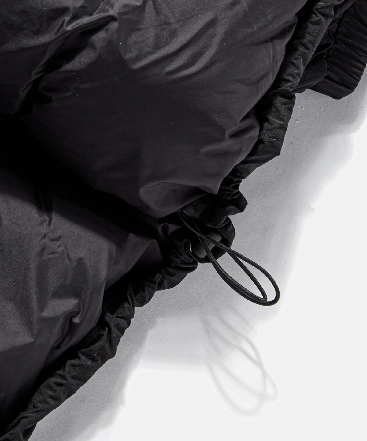 에스피오나지(ESPIONAGE) Dyer Hooded Down Parka Black