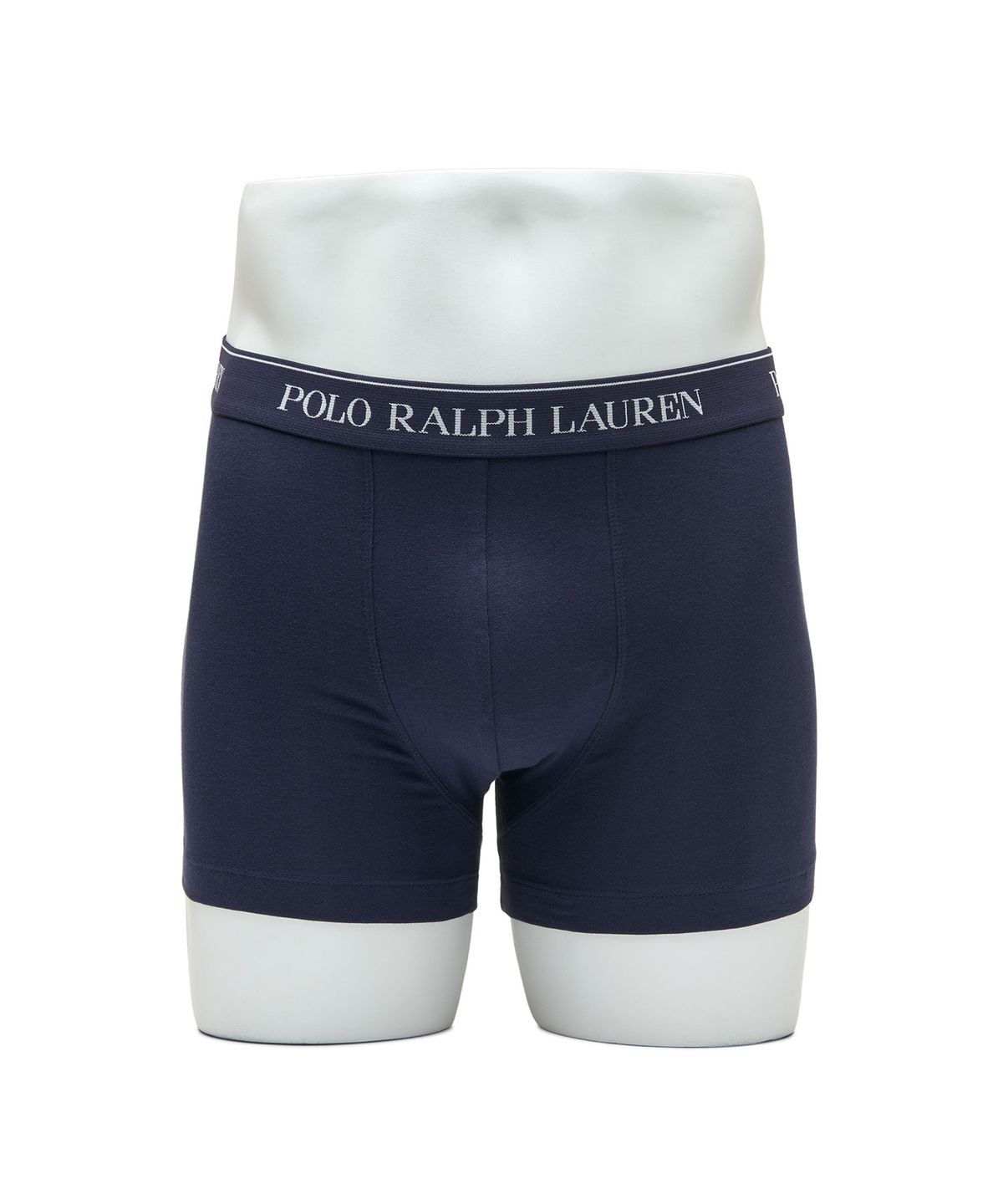폴로 랄프 로렌(POLO RALPH LAUREN) 코튼 트렁크 3팩 - 네이비