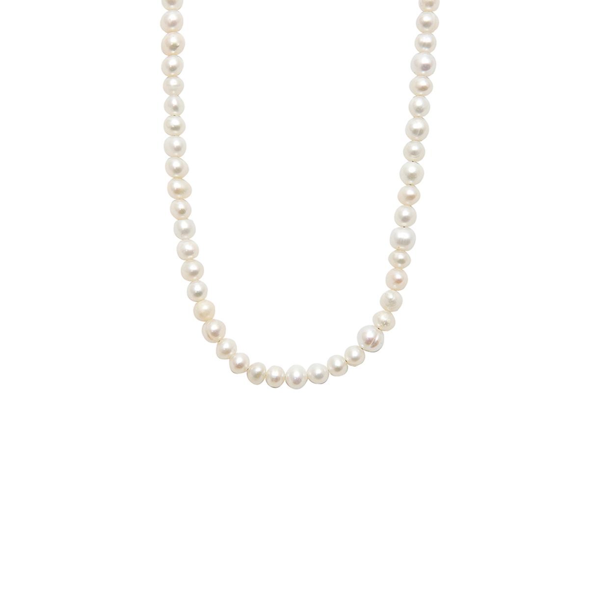 로울(LOWOOL) Pignose pearl belt necklace