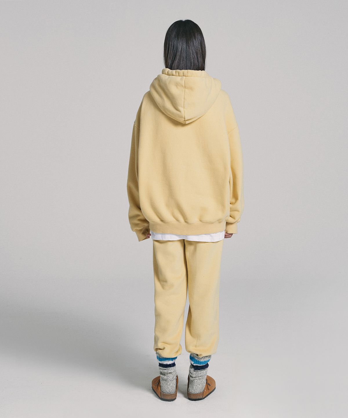 객(GAC) [SET UP] GAC LOGO JOGGER SET  yellow (기모)