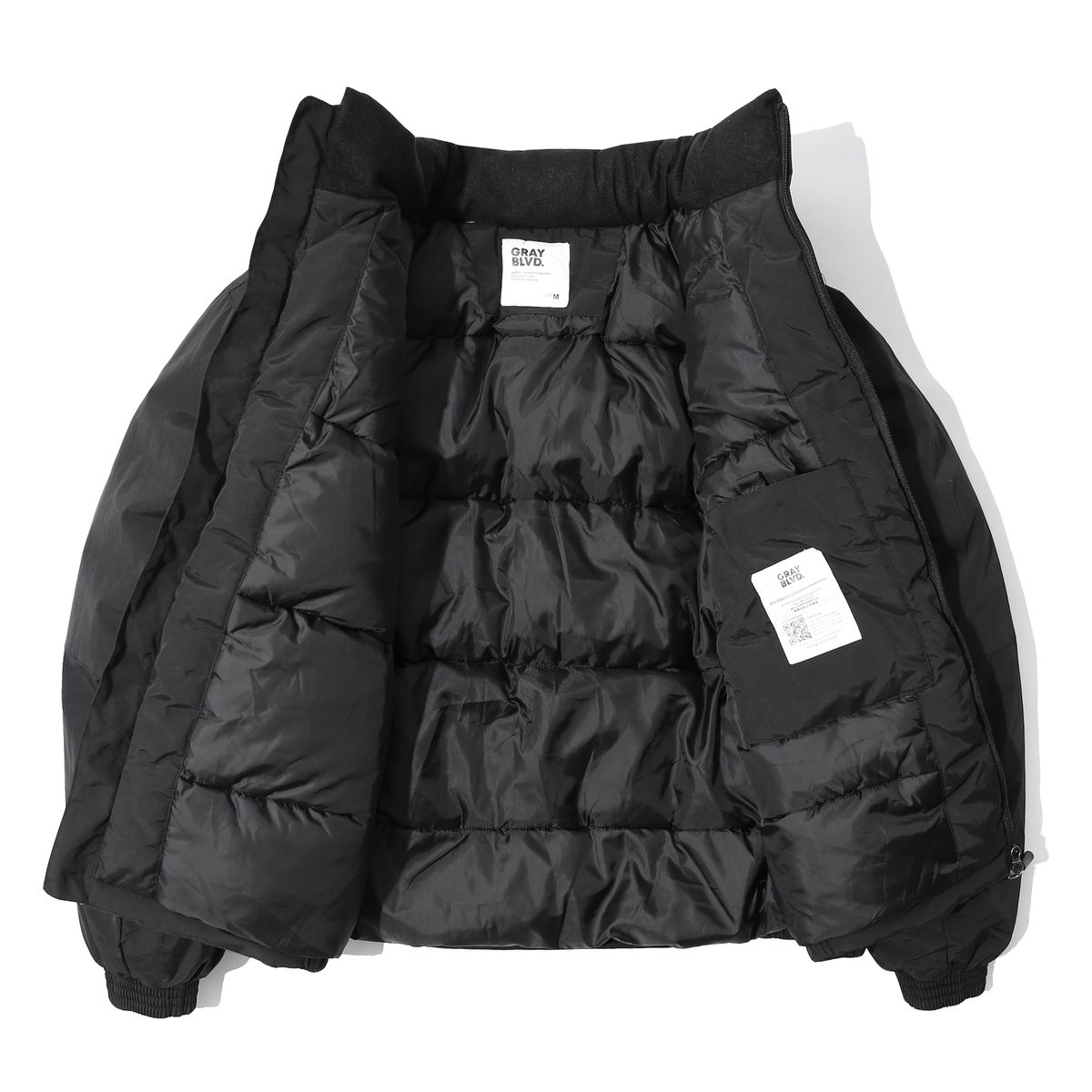그레이블러밧(GRAYBLVD) 톰슨 유틸리티 패딩 GGDJP01(BLACK)
