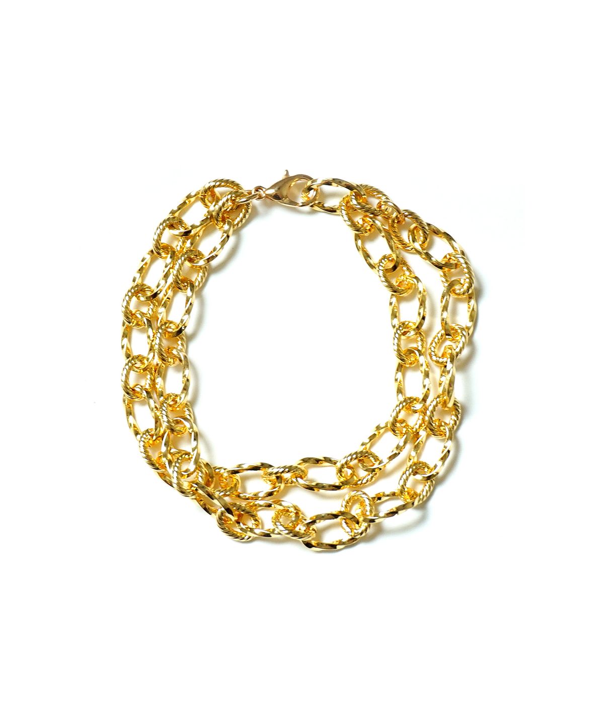 하와(HAWHA) TWIST GOLD CHAIN BRACELET