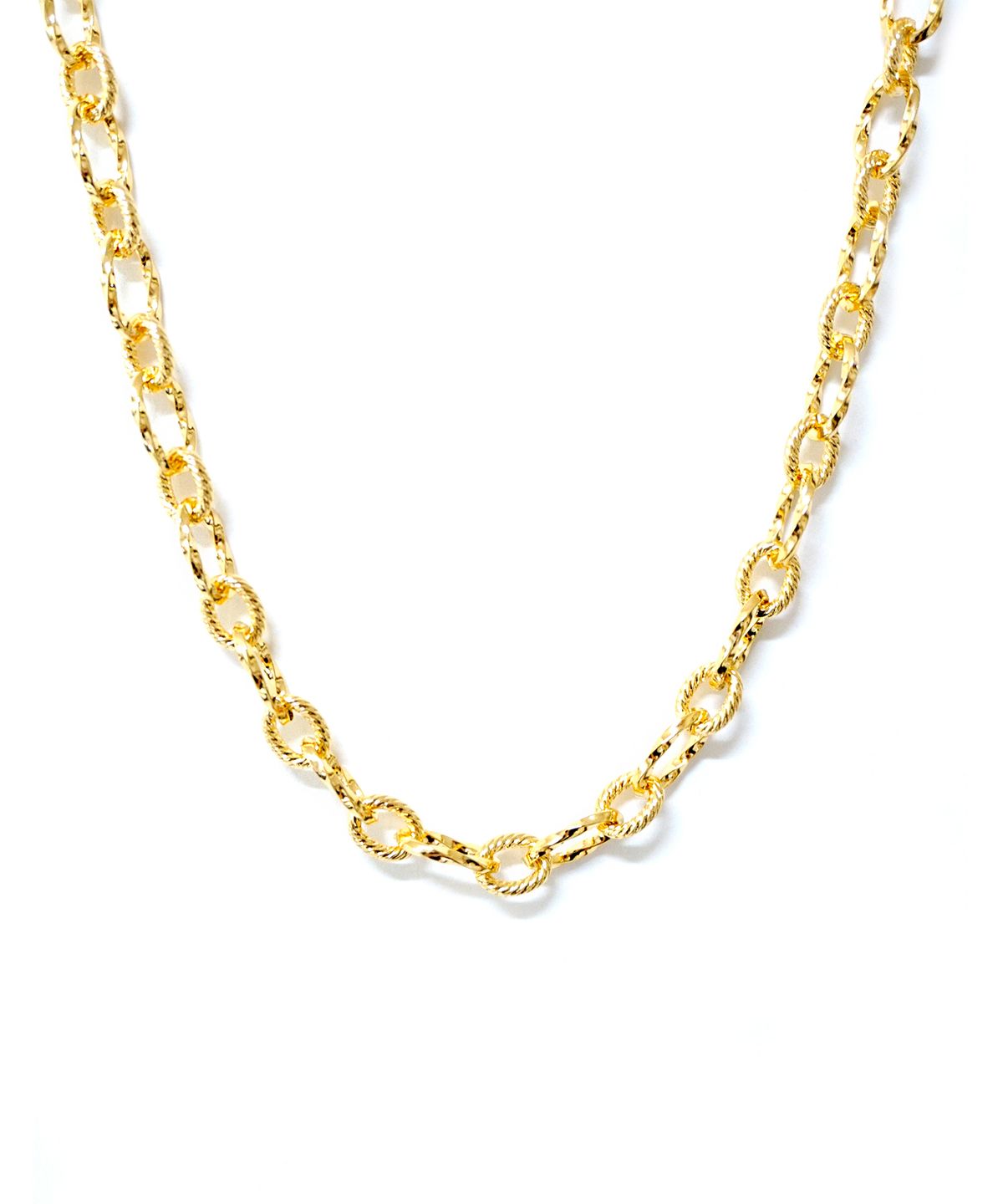하와(HAWHA) TWIST GOLD CHAIN NECKLACE