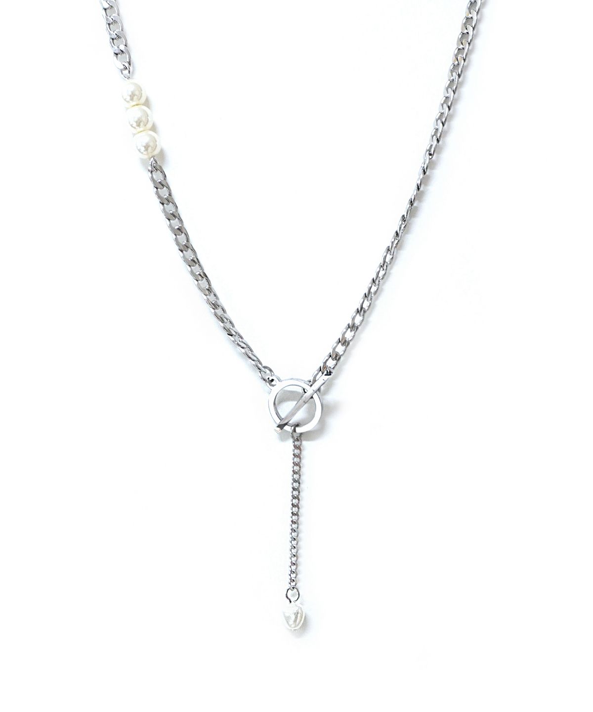 하와(HAWHA) WHITE PEARL CHAIN CHOKER