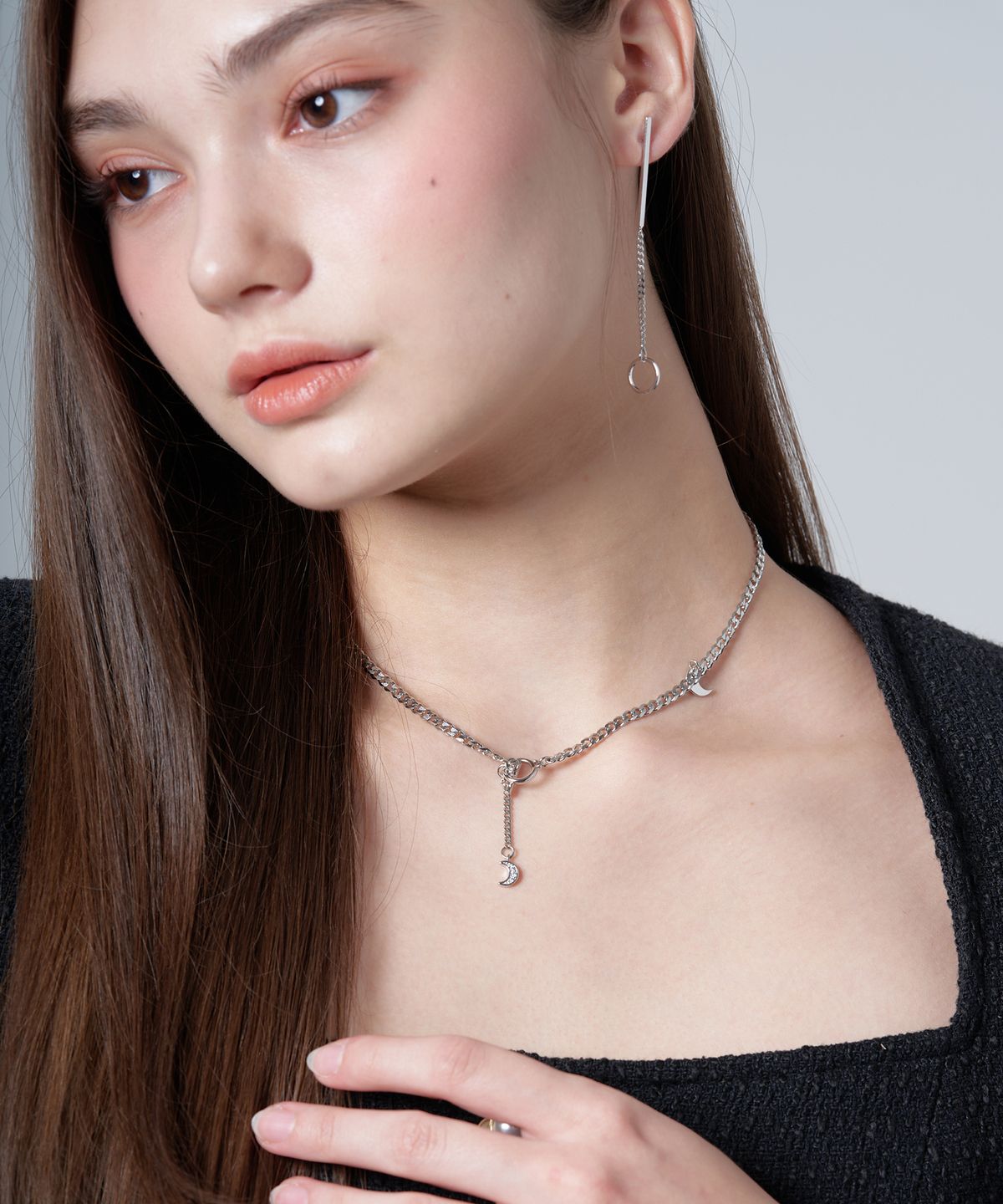 하와(HAWHA) ECLIPSE MOON NECKLACE - 후기 | 무신사