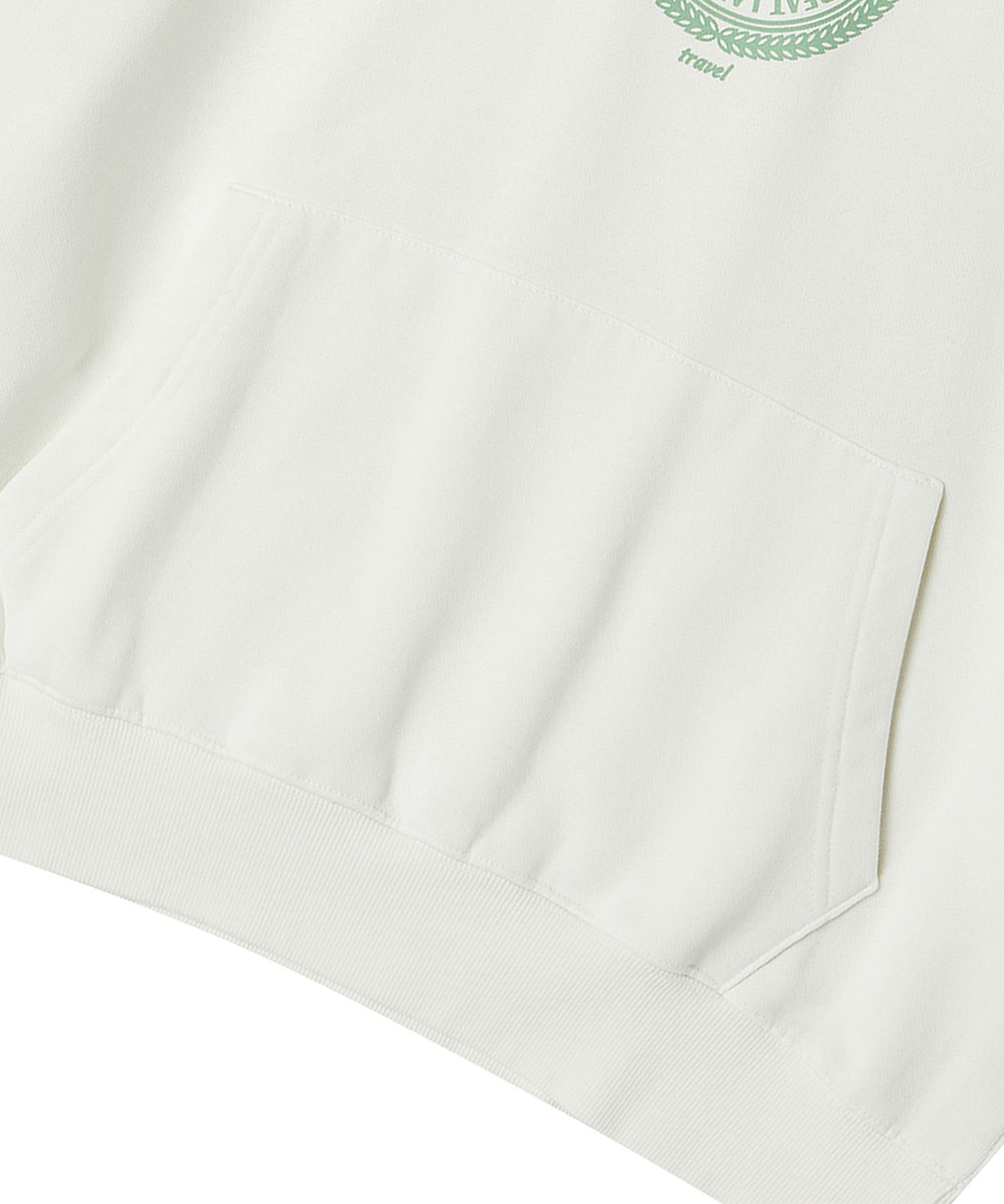 MUSINSA | TRAVEL MICHIGAN WOLVERINE PIGMENT HOODIE CREAM