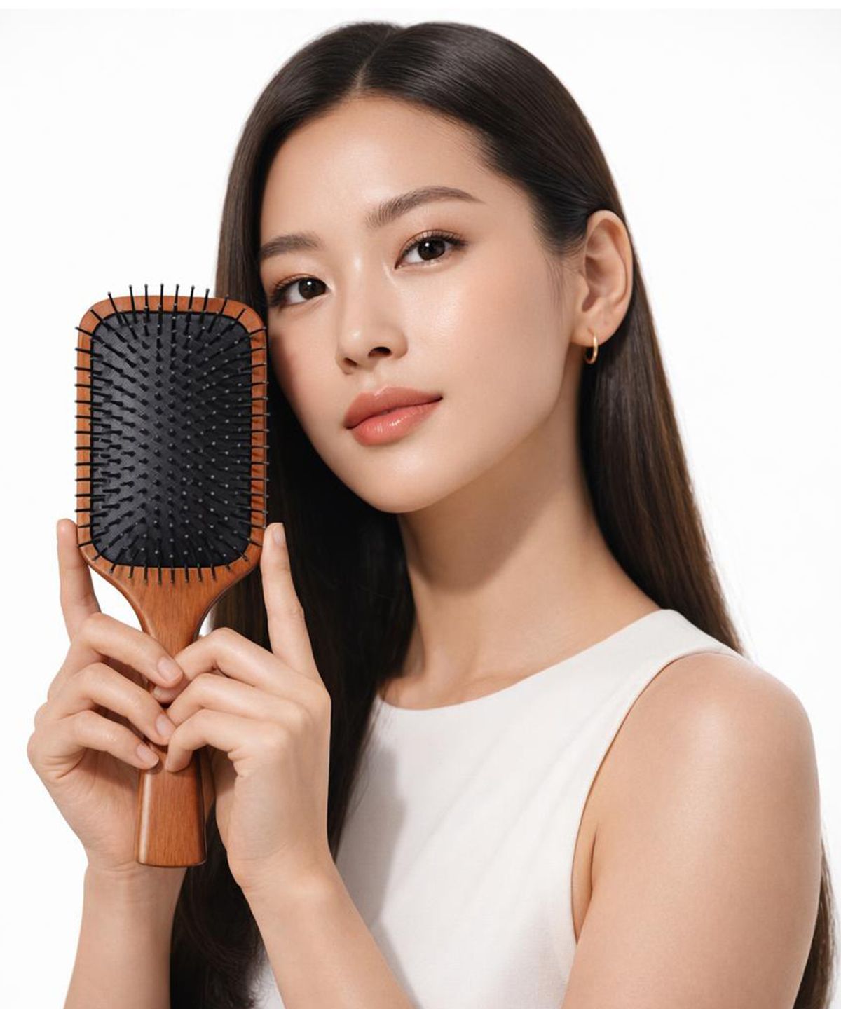 글로스앤글로우(GLOSS&GLOW) 퀵스타일 우든 패들 브러쉬