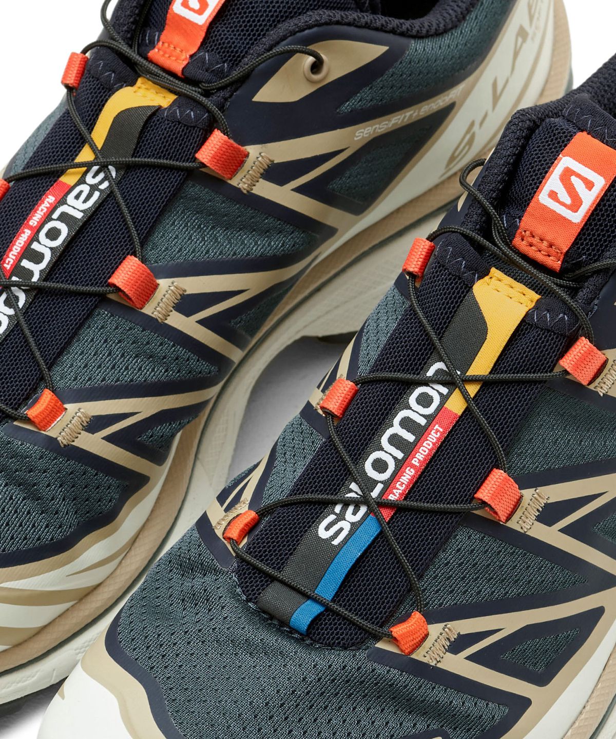 살로몬(SALOMON) XT-6 - 인디아 잉크:사파리:레드 오렌지 / L41455200