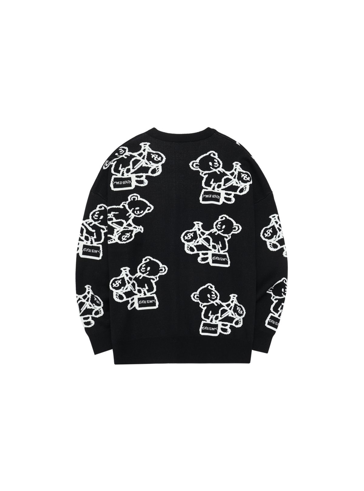 그리미(GREEMY) BEAR KNIT (BLACK)