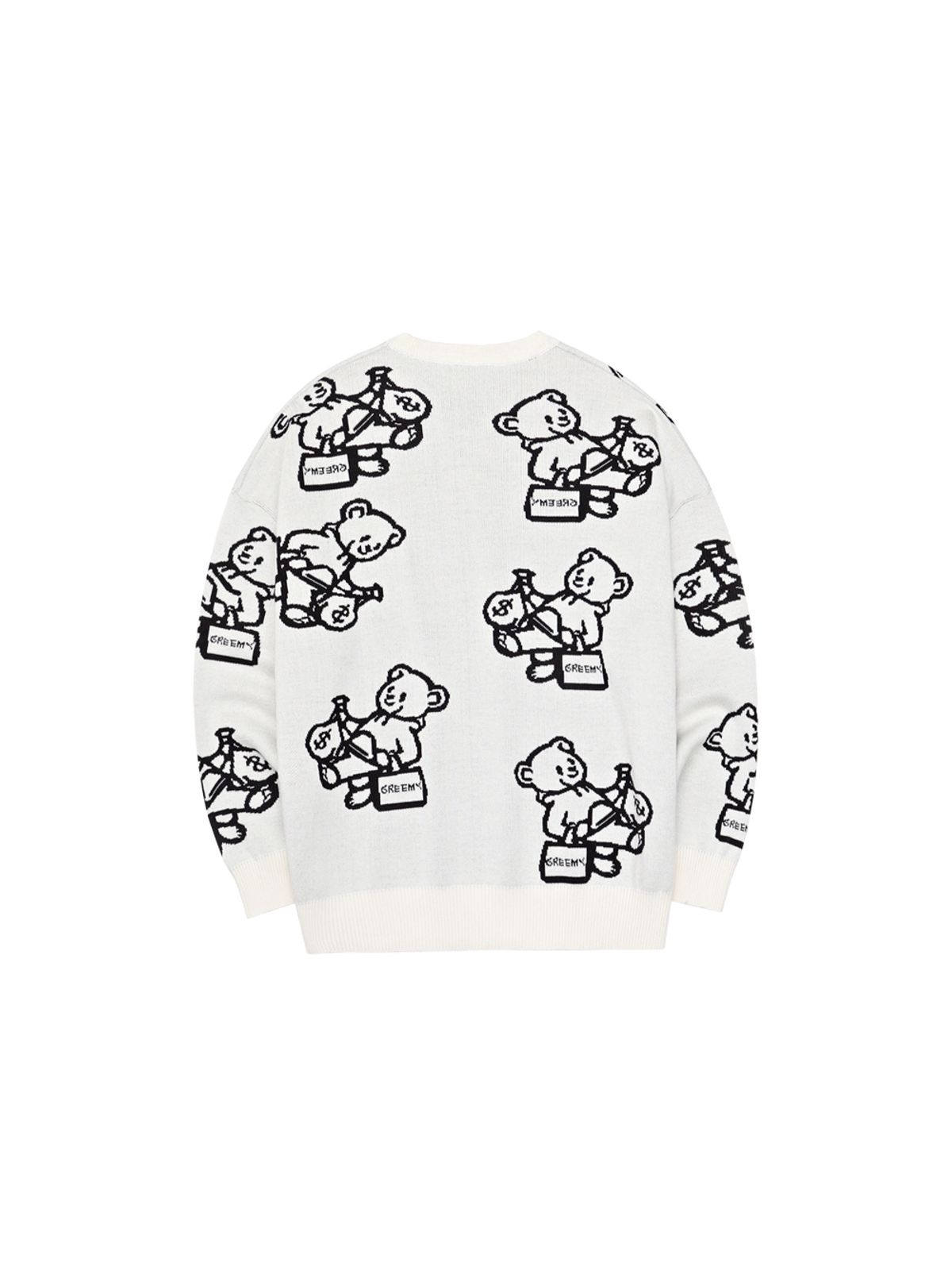 그리미(GREEMY) BEAR KNIT (WHITE)