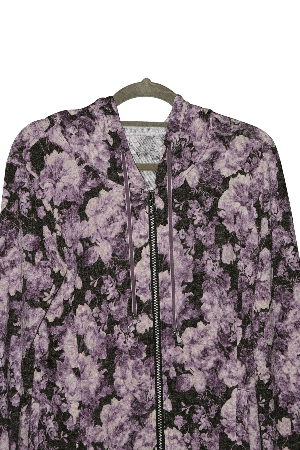 루루(RURU) ANTIQUE HOOD ZIP-UP [PURPLE]