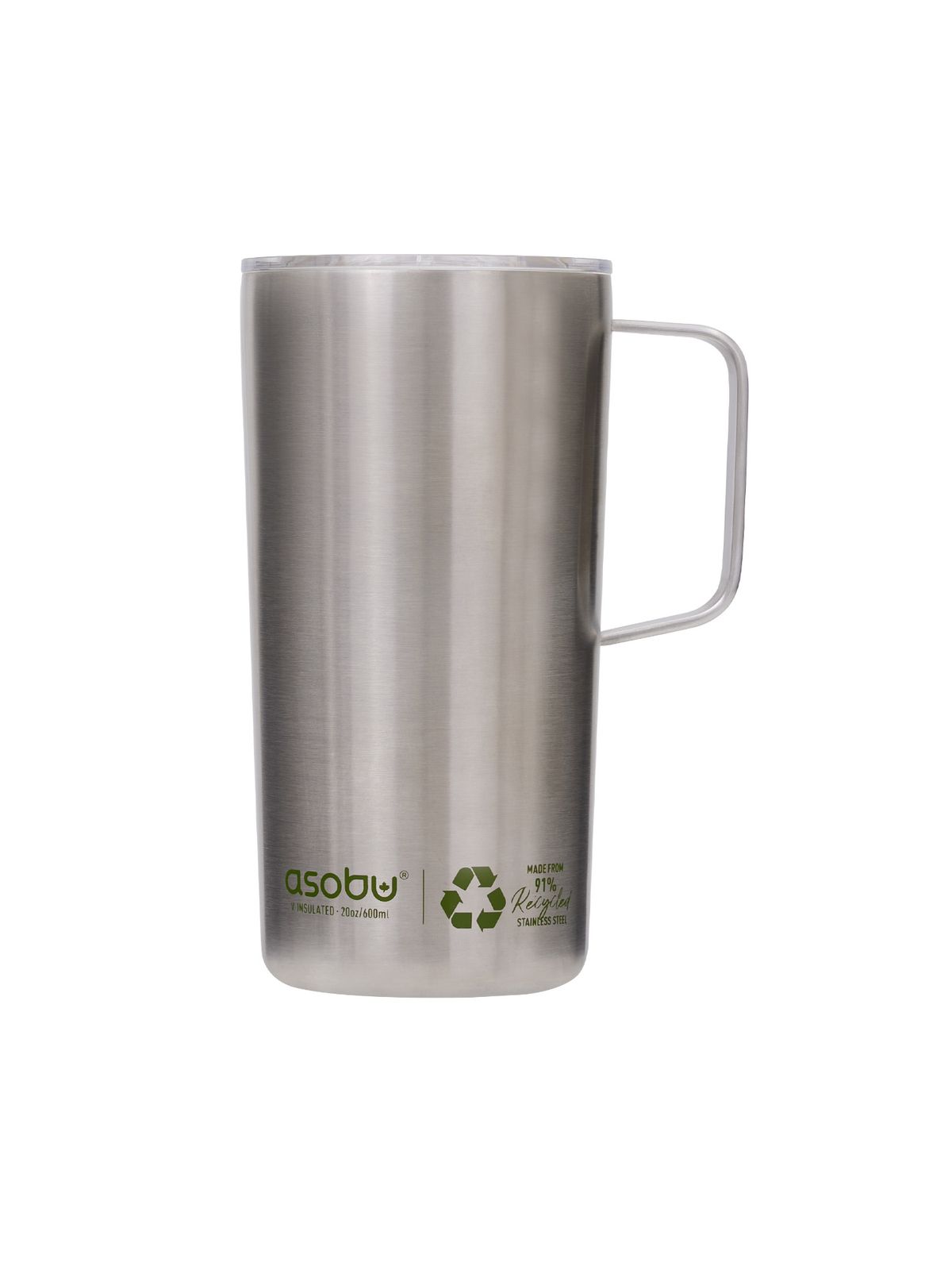 아소부(ASOBU) 세라믹 스텐 진공 보온보냉 타워 머그 600ml