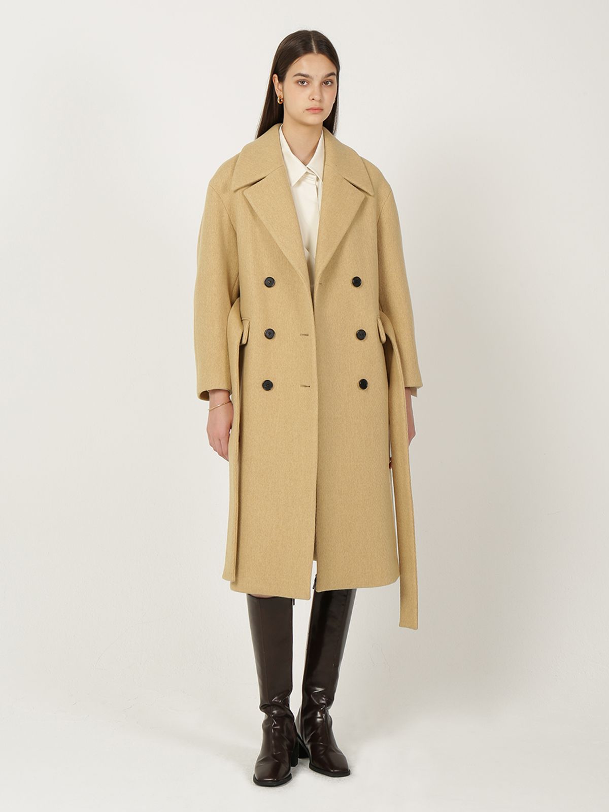 르이엘(LE YIEL) Wool Angora Coat 울 앙고라 코트