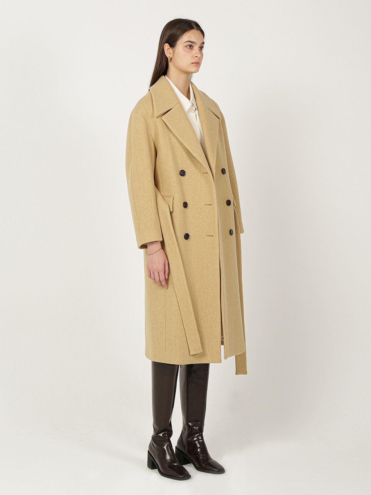르이엘(LE YIEL) Wool Angora Coat 울 앙고라 코트