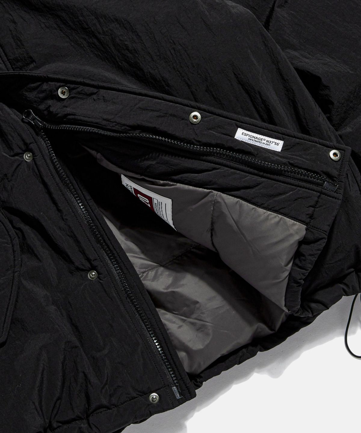 에스피오나지(ESPIONAGE) M65 Down Blouson Parka Black