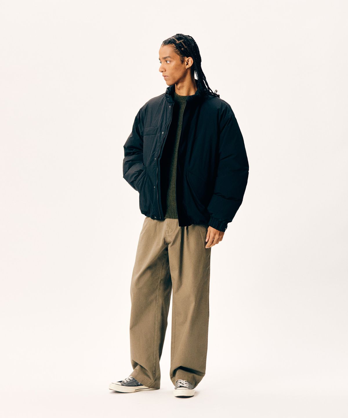 에스피오나지(ESPIONAGE) M65 Down Blouson Parka Black
