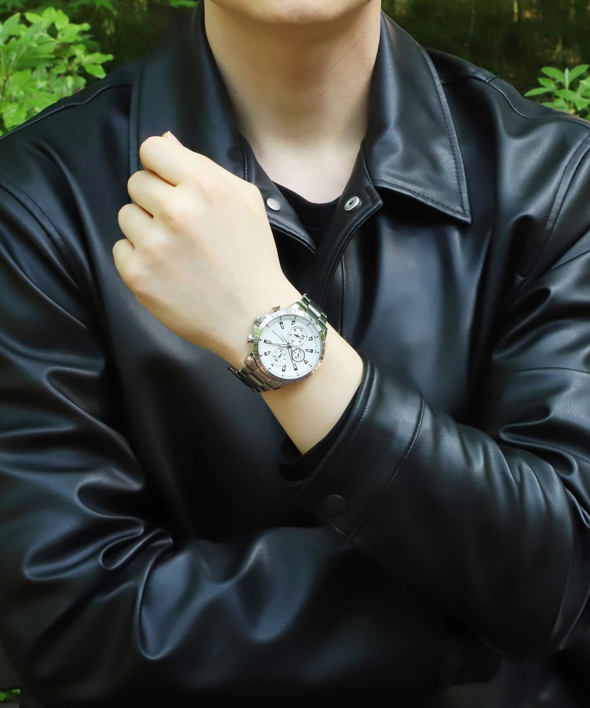 크리스챤모드(CHRISTIANMODE) 남성 멀티펑션 메탈시계 CM422WWS