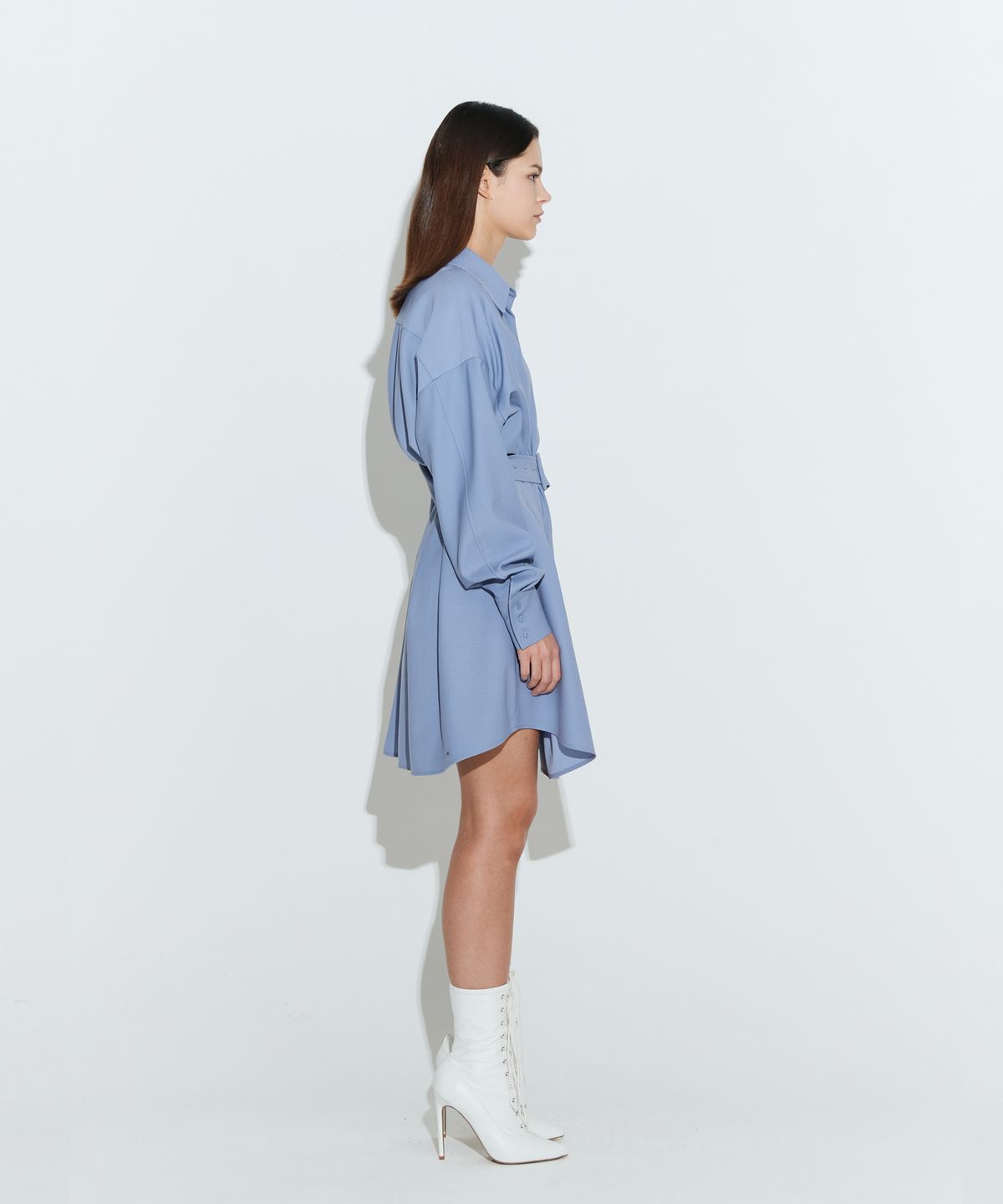 채뉴욕(CHAENEWYORK) The Boss Long Wool Dress [Sora]