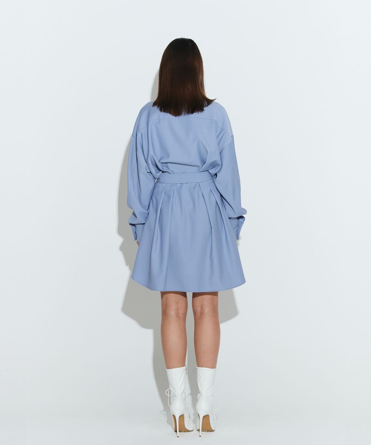 채뉴욕(CHAENEWYORK) The Boss Long Wool Dress [Sora]