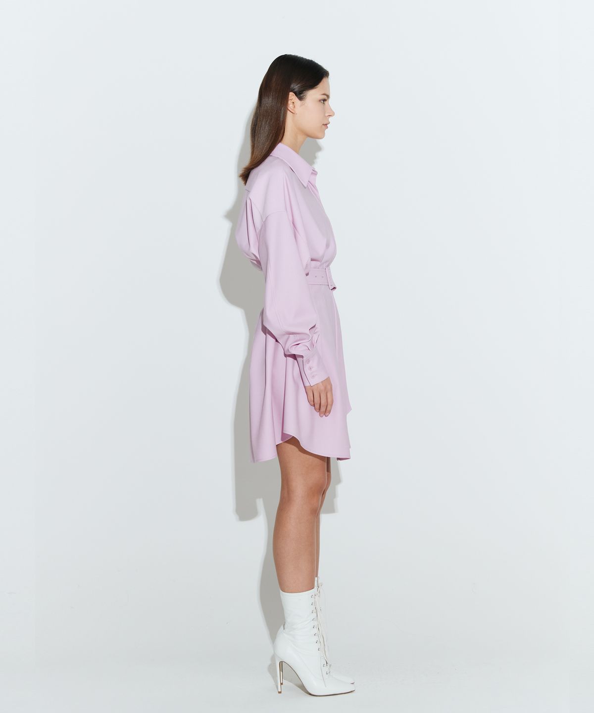 채뉴욕(CHAENEWYORK) The Boss Long Wool Dress [Lavender]