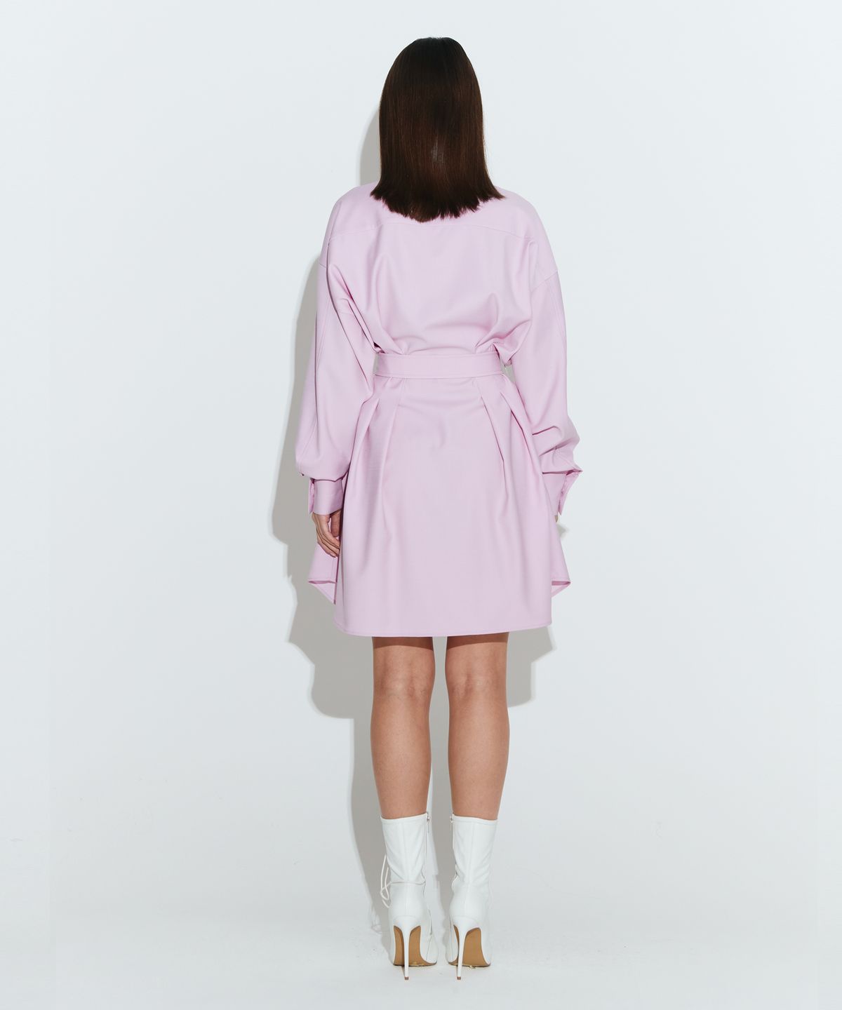 채뉴욕(CHAENEWYORK) The Boss Long Wool Dress [Lavender]