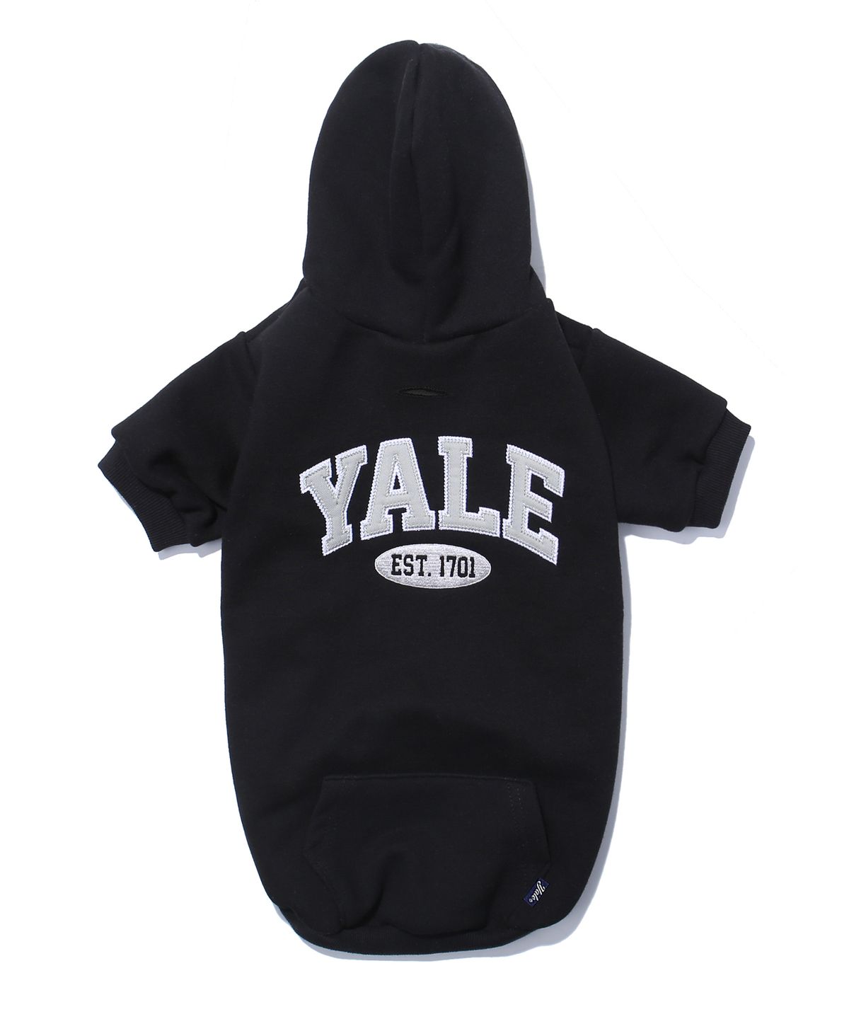 예일(YALE) 투톤아치 도기 후드_블랙