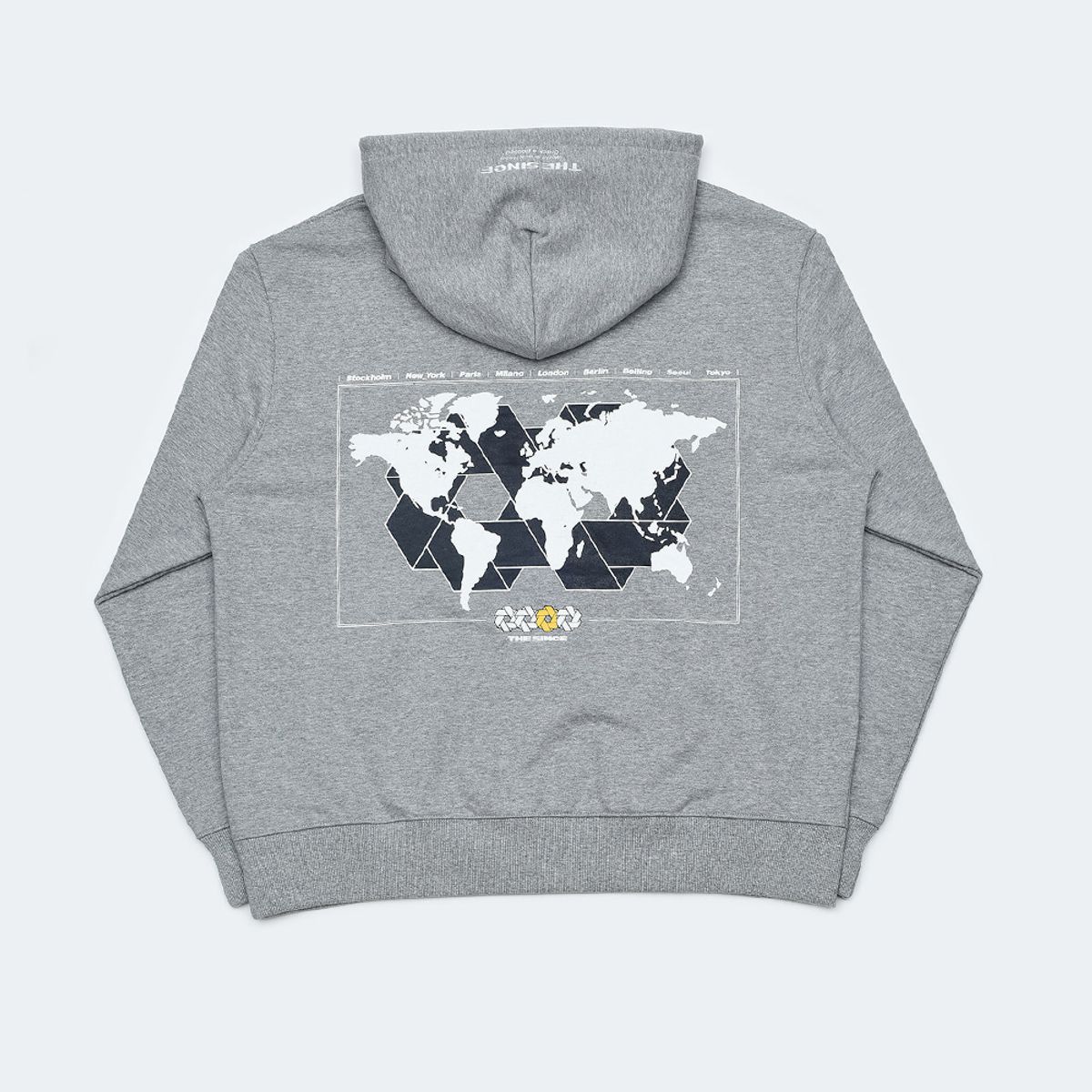 더신스(THE SINCE) world crack hoodie 1st generation [grey]