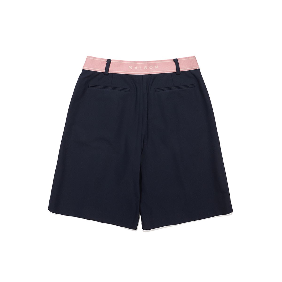 말본 골프(MALBON GOLF) 말본 버뮤다 팬츠 NAVY (WOMAN)