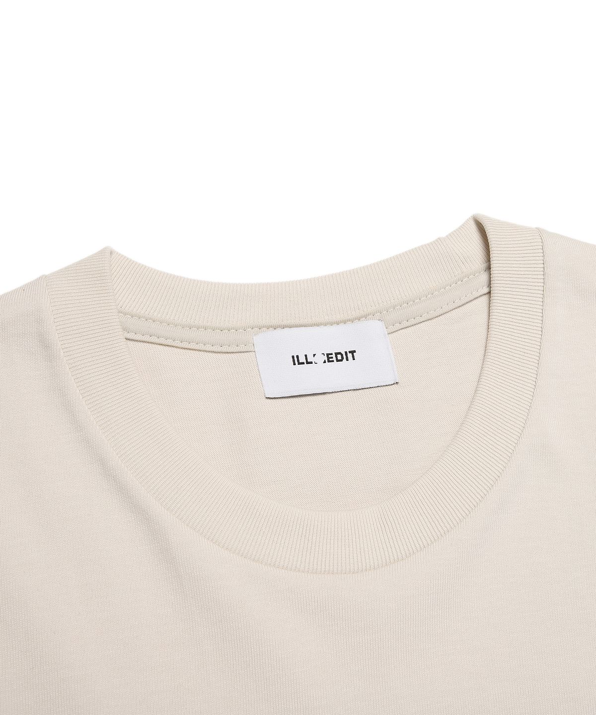일레딧(ILLEDIT) SMOOTH ART T-SHIRT SAND