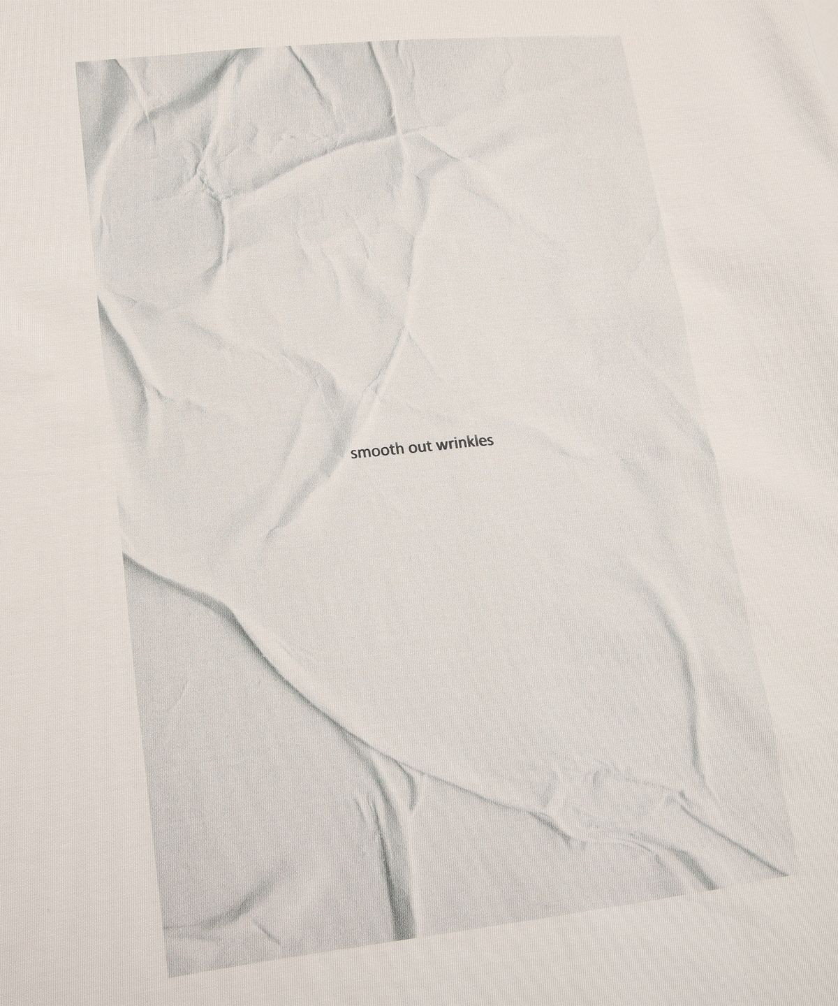 일레딧(ILLEDIT) SMOOTH ART T-SHIRT SAND