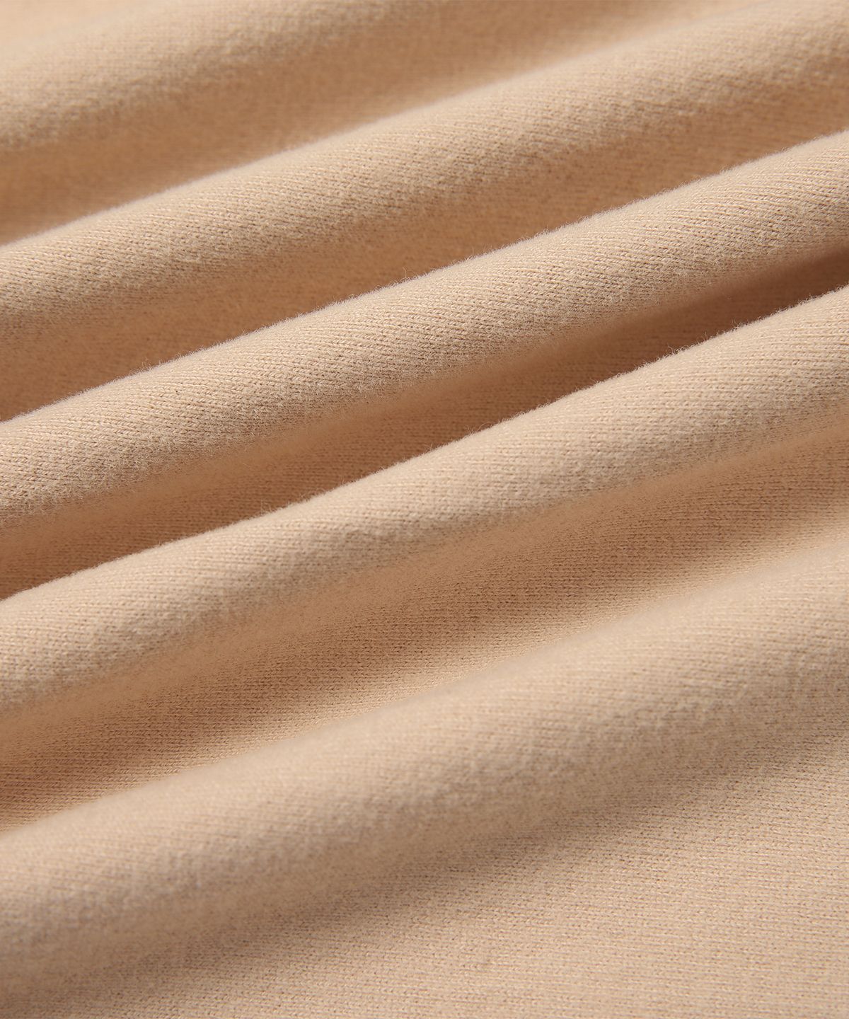 일레딧(ILLEDIT) HALF CUTTING T-SHIRT BEIGE