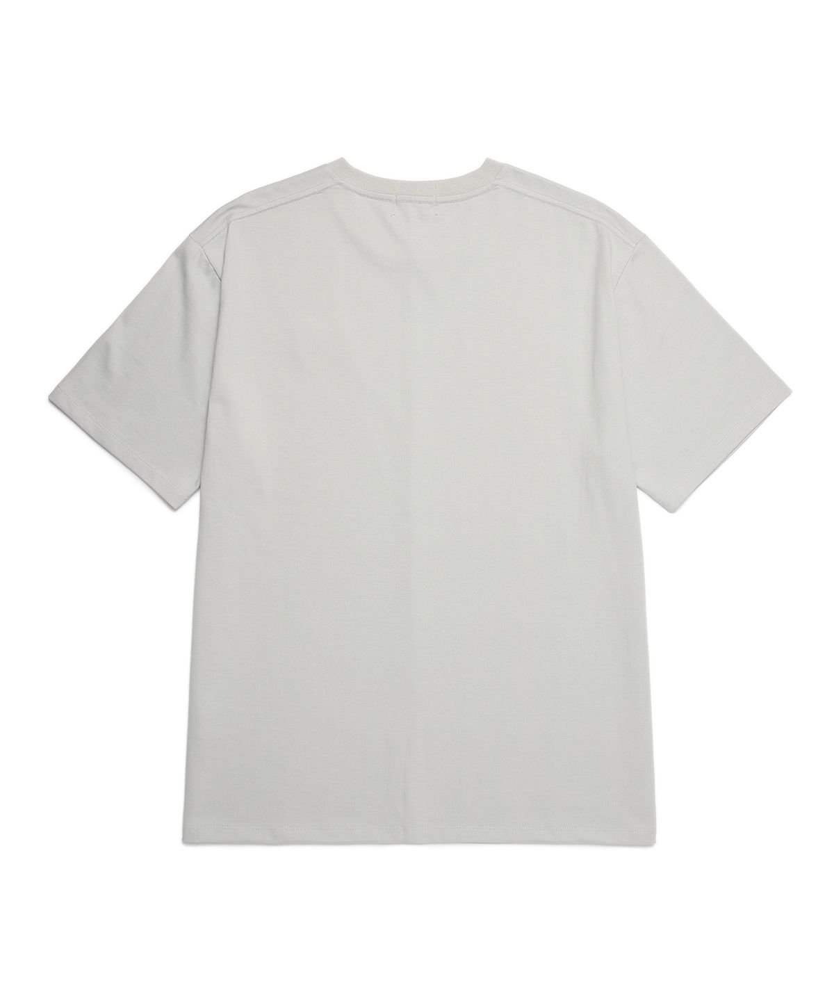일레딧(ILLEDIT) HALF CUTTING T-SHIRT GREY