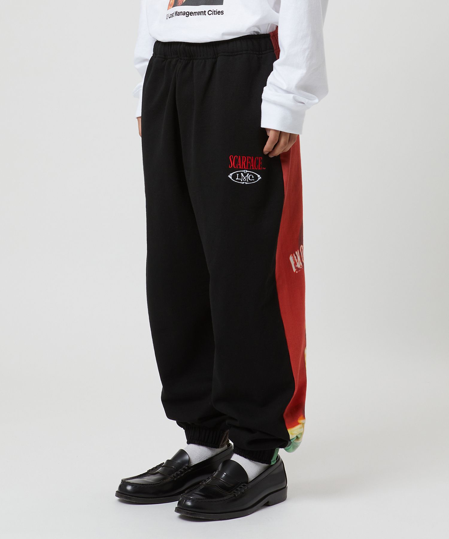 MUSINSA | LMC LMC X SCARFACE THE WORLD IS YOURS SWEATPANTS black