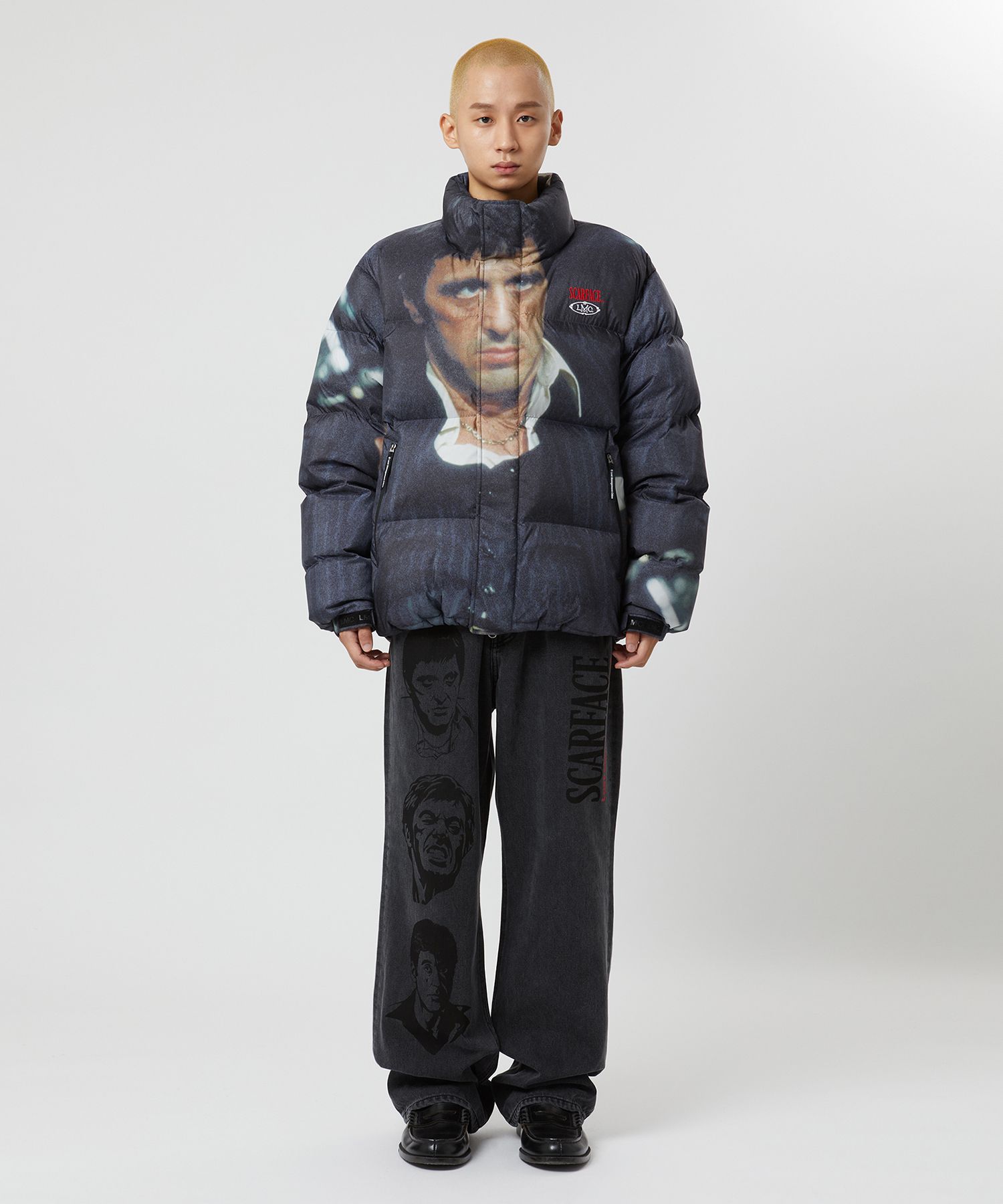MUSINSA公式 | LMC LMC x SCARFACE PUFFER DUCK DOWN PARKA black