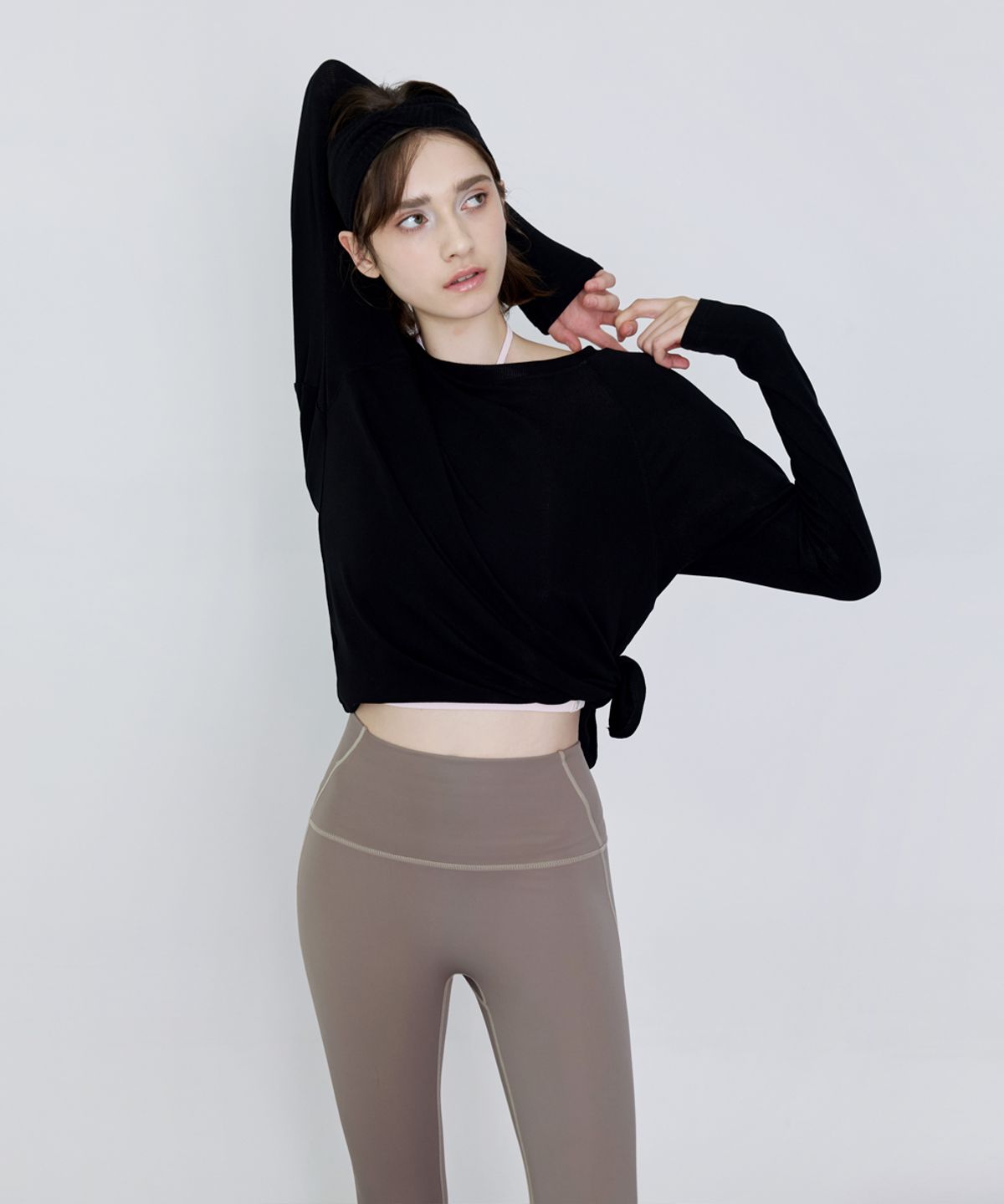 데비웨어(DEVIWEAR) 소프트 슬릿 커버업 DEVI-T0027-블랙