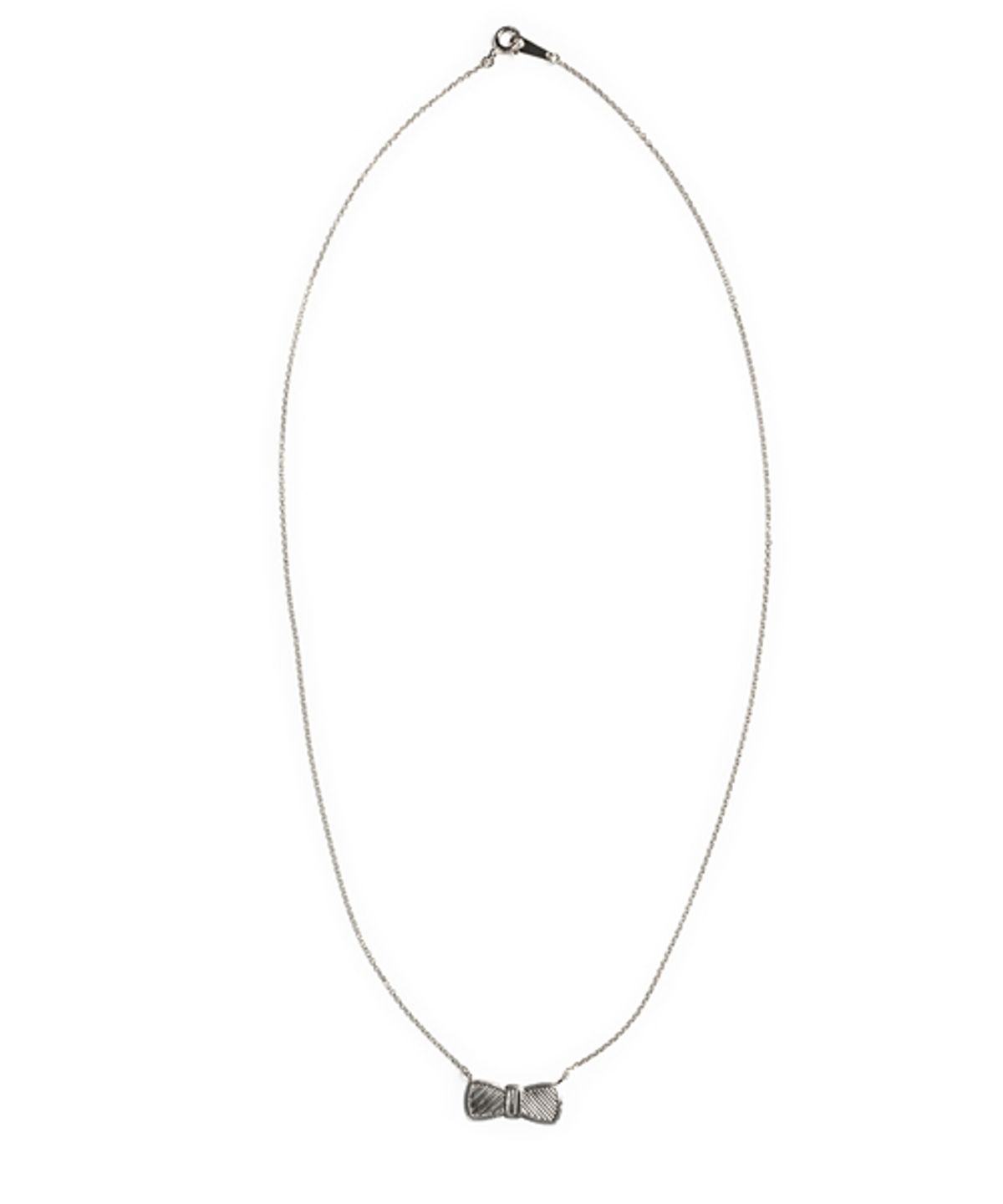 봉보(BONBEAU) Morris bowtie pendant silver gold Necklace 모리스 보타이 팬던트 실버 골드 체인 목걸이