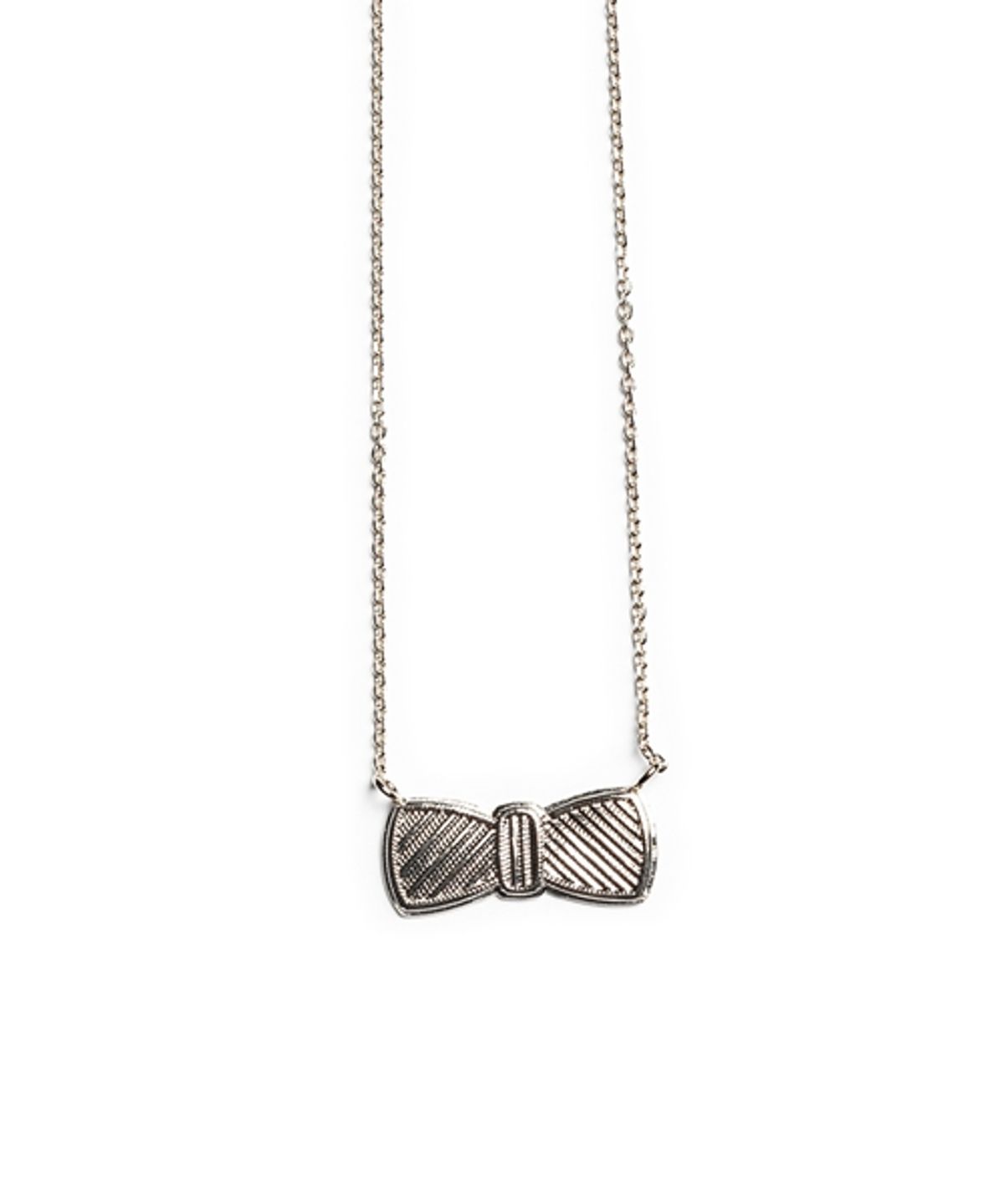 봉보(BONBEAU) Morris bowtie pendant silver gold Necklace 모리스 보타이 팬던트 실버 골드 체인 목걸이