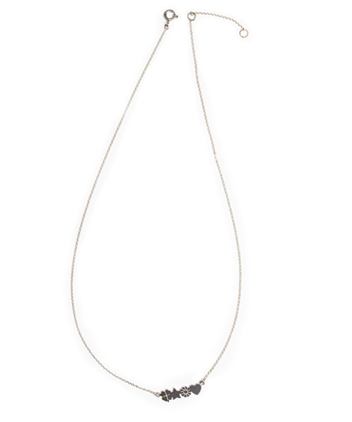 봉보(BONBEAU) Luckyme pendant silver gold Necklace 럭키미 팬던트 실버 골드 체인 목걸이