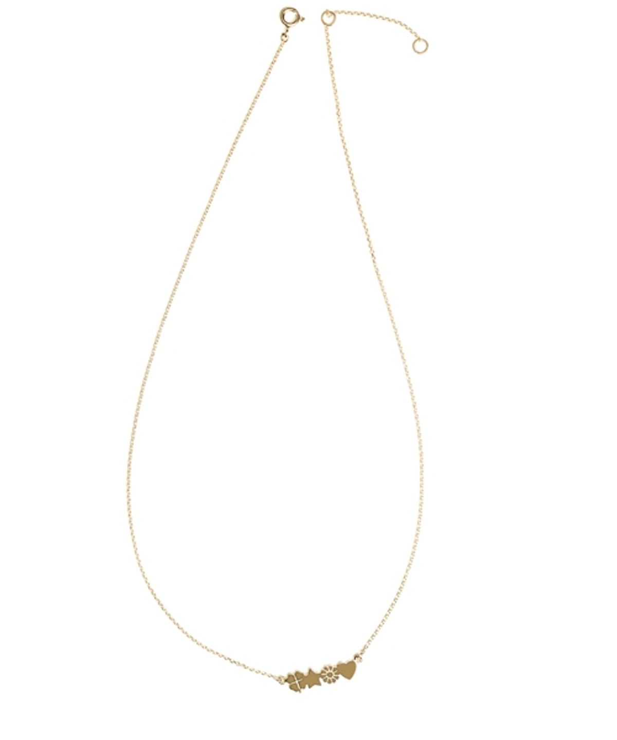 봉보(BONBEAU) Luckyme pendant silver gold Necklace 럭키미 팬던트 실버 골드 체인 목걸이