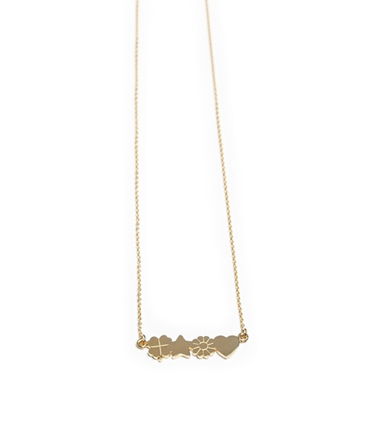 봉보(BONBEAU) Luckyme pendant silver gold Necklace 럭키미 팬던트 실버 골드 체인 목걸이